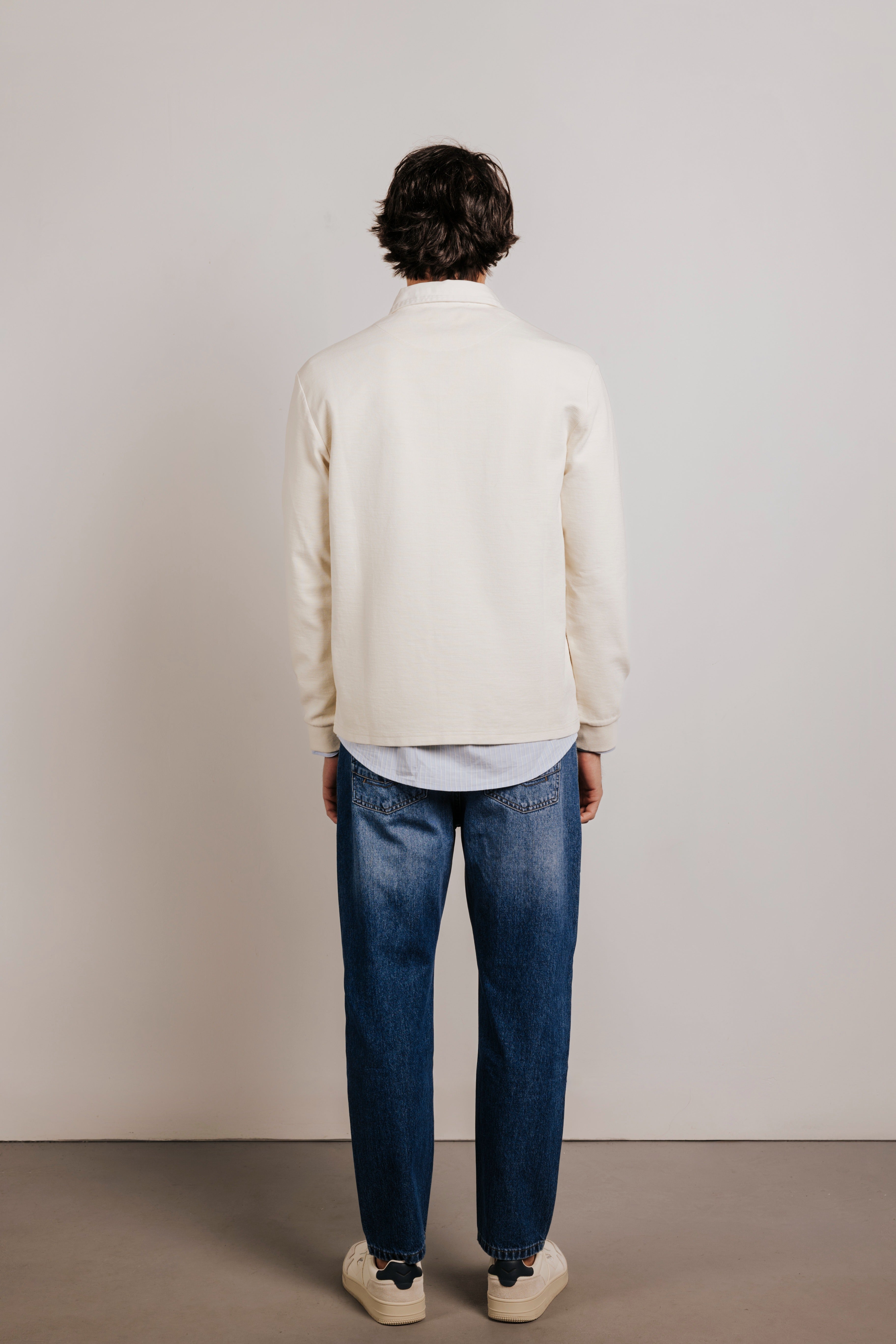 Polo oversize algodón con estructura