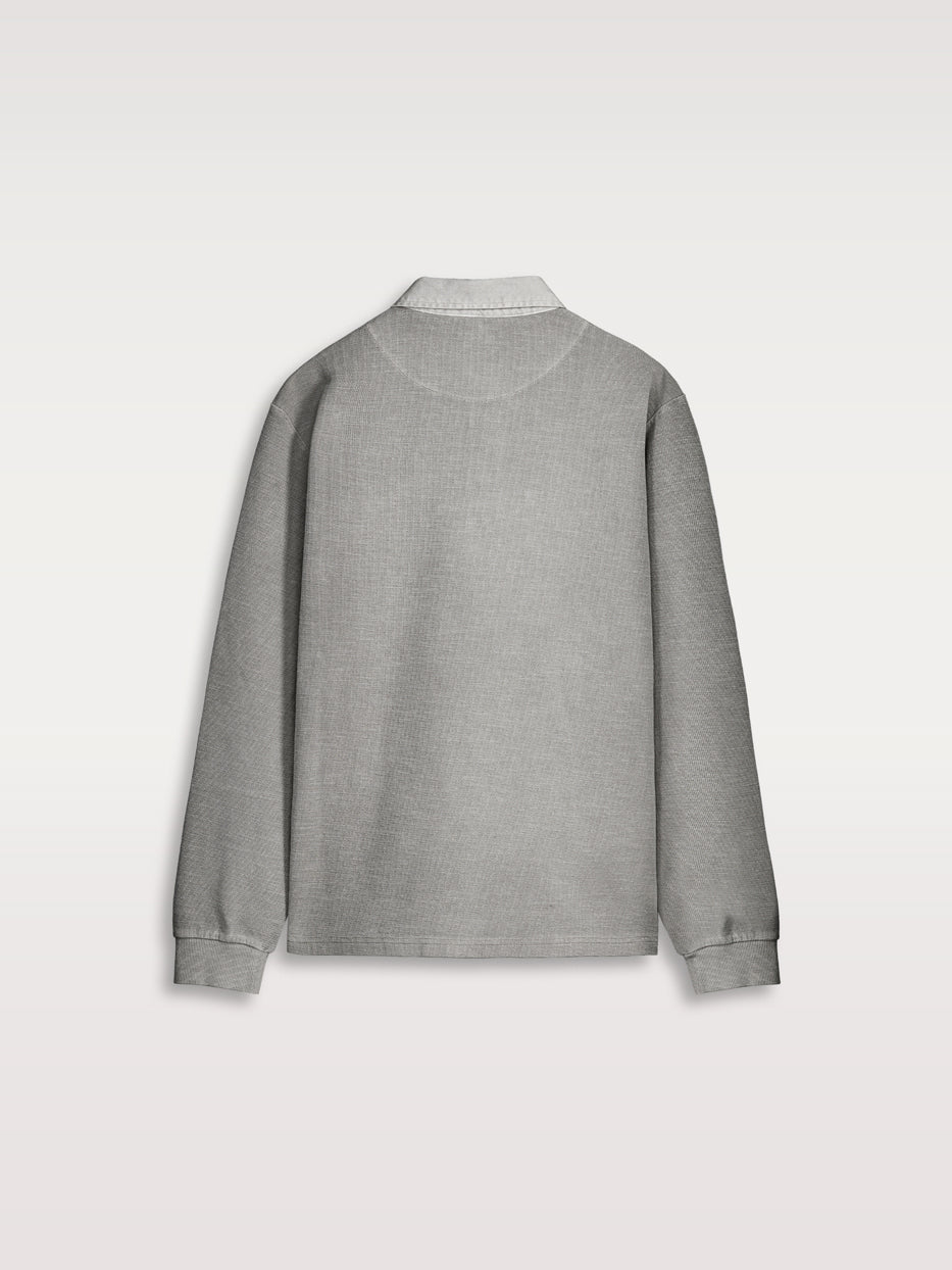 Long sleeve polo shirt