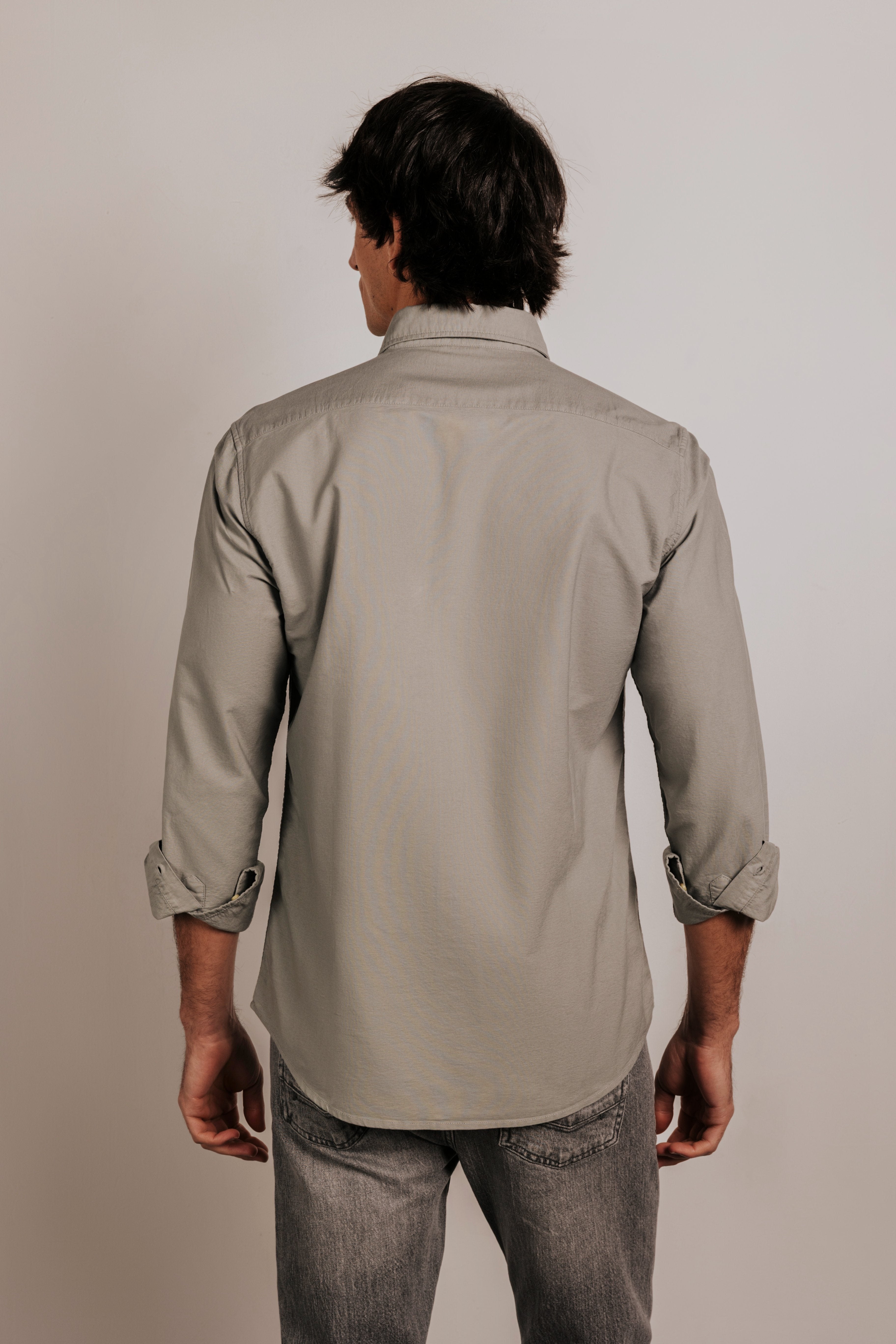 Camisa slim fit oxford algodón