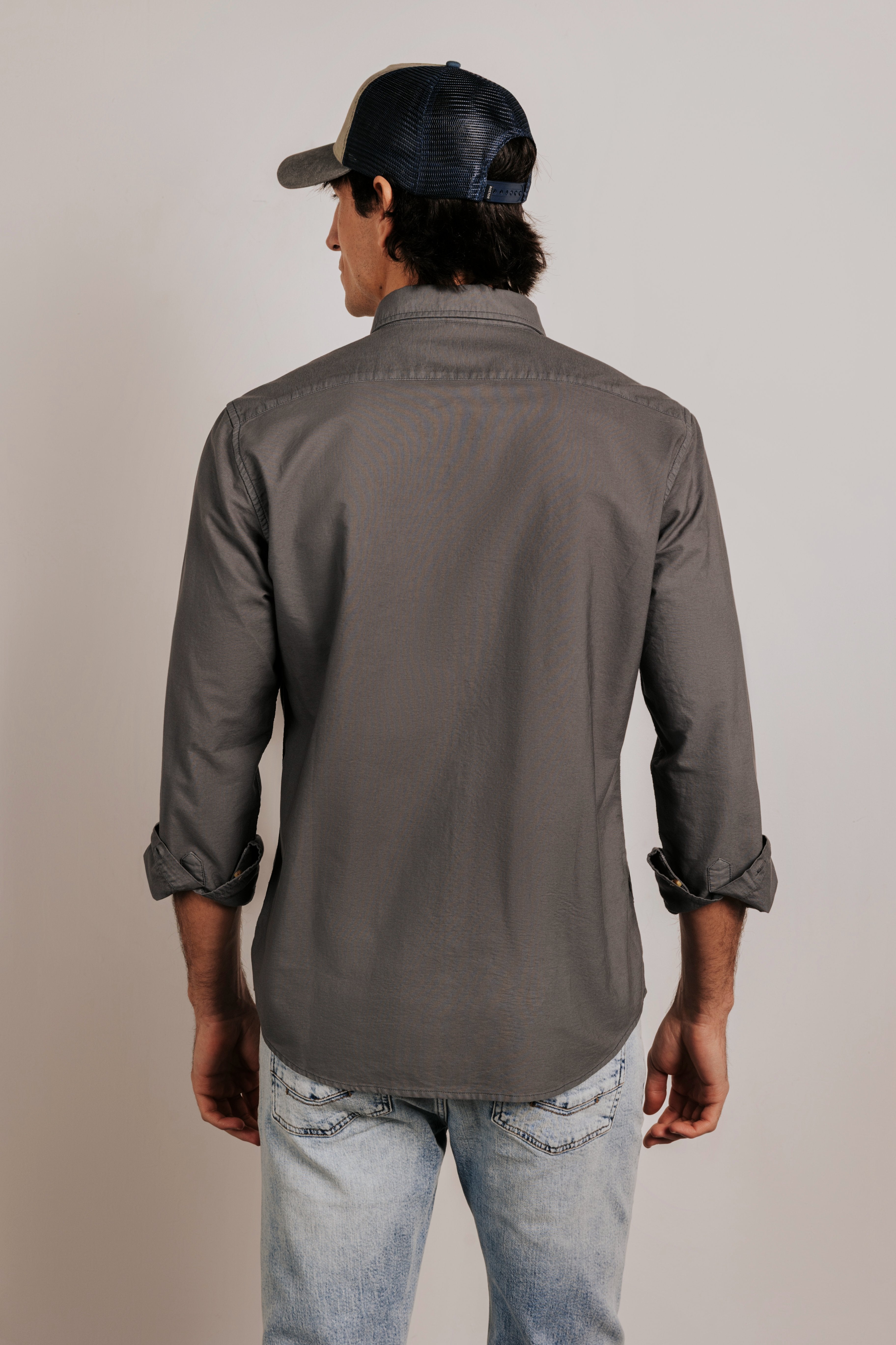 Camisa slim fit oxford algodón