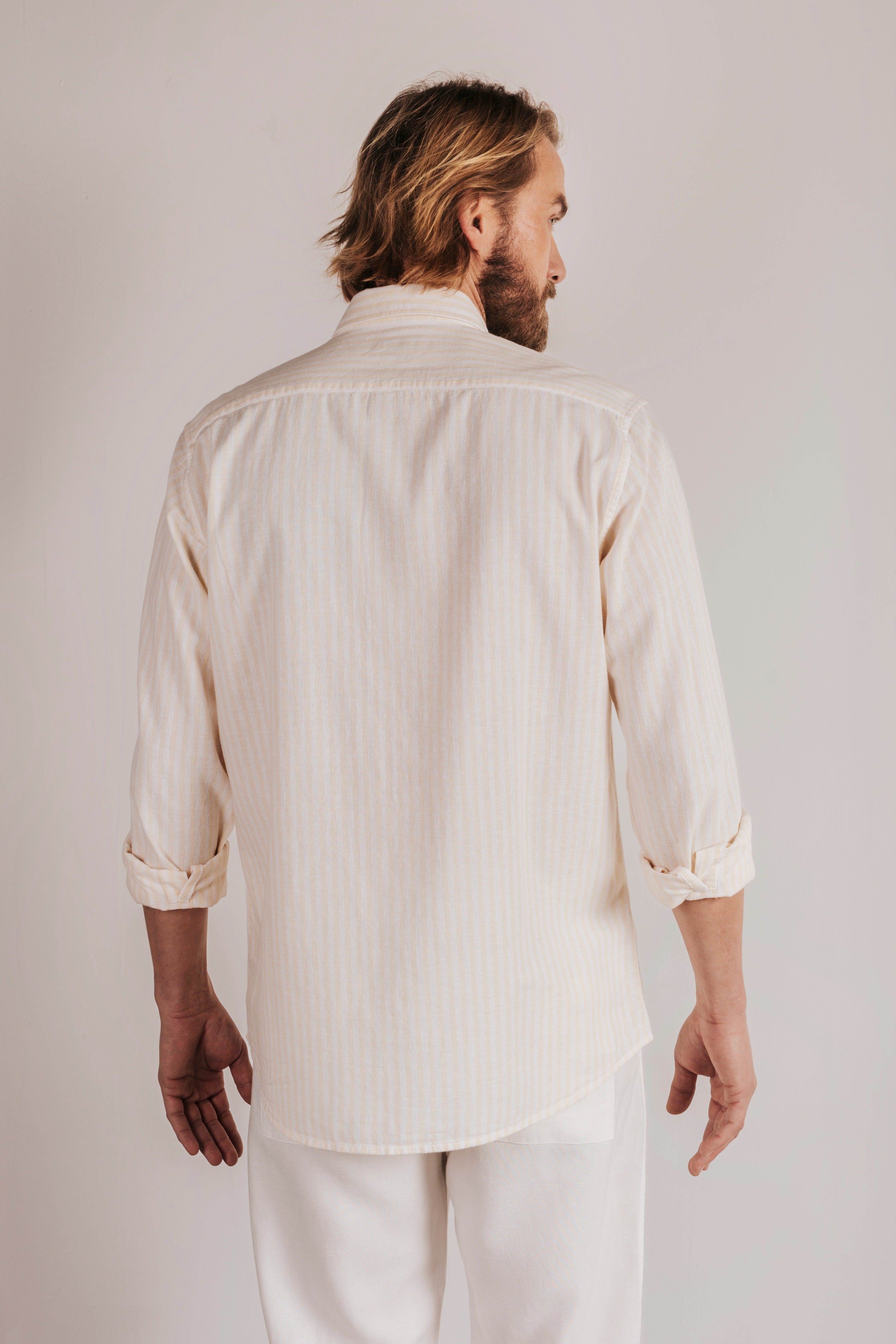 Striped linen shirt