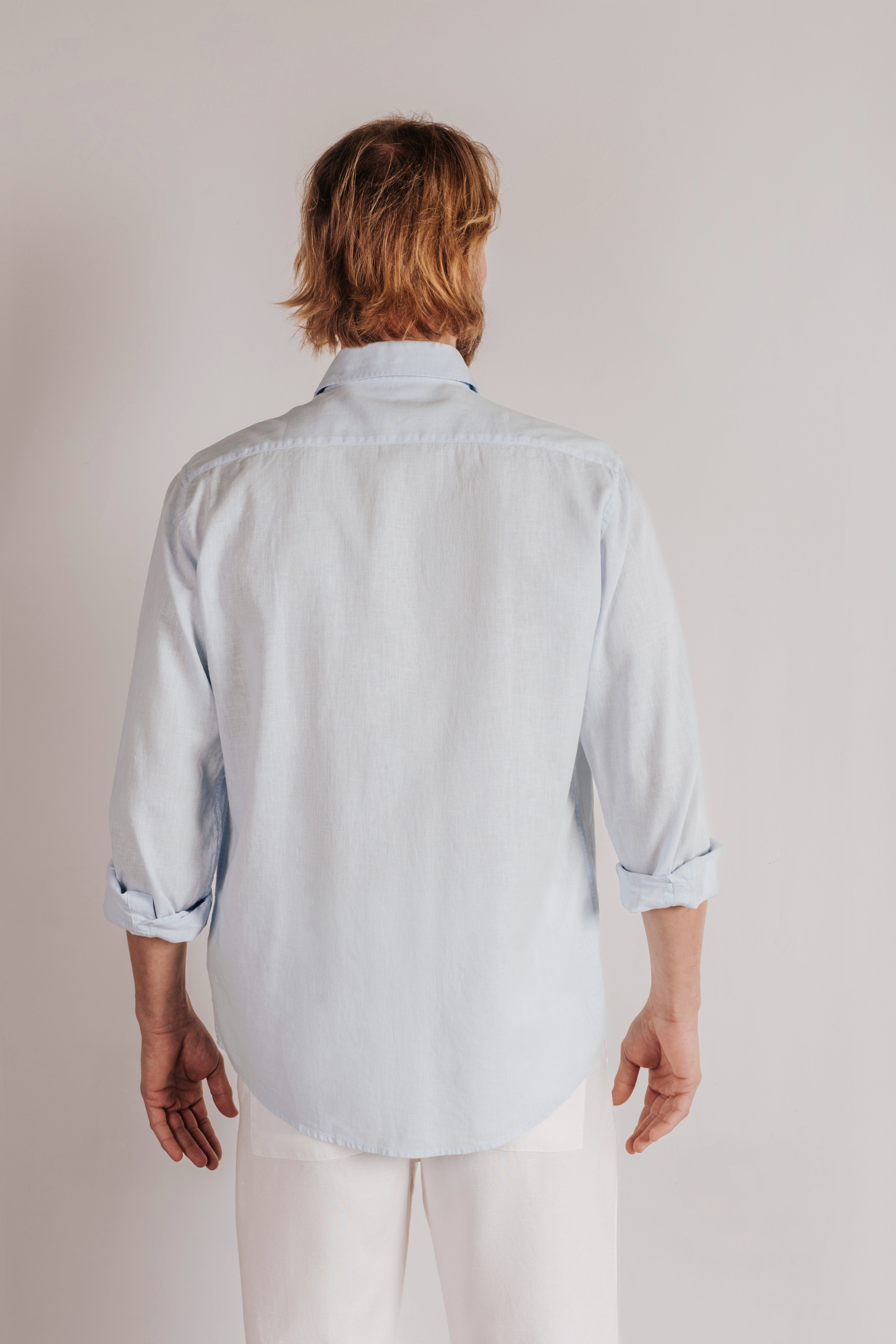 Camisa regular fit lino