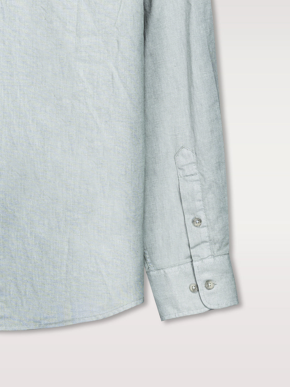 Camisa regular fit lino