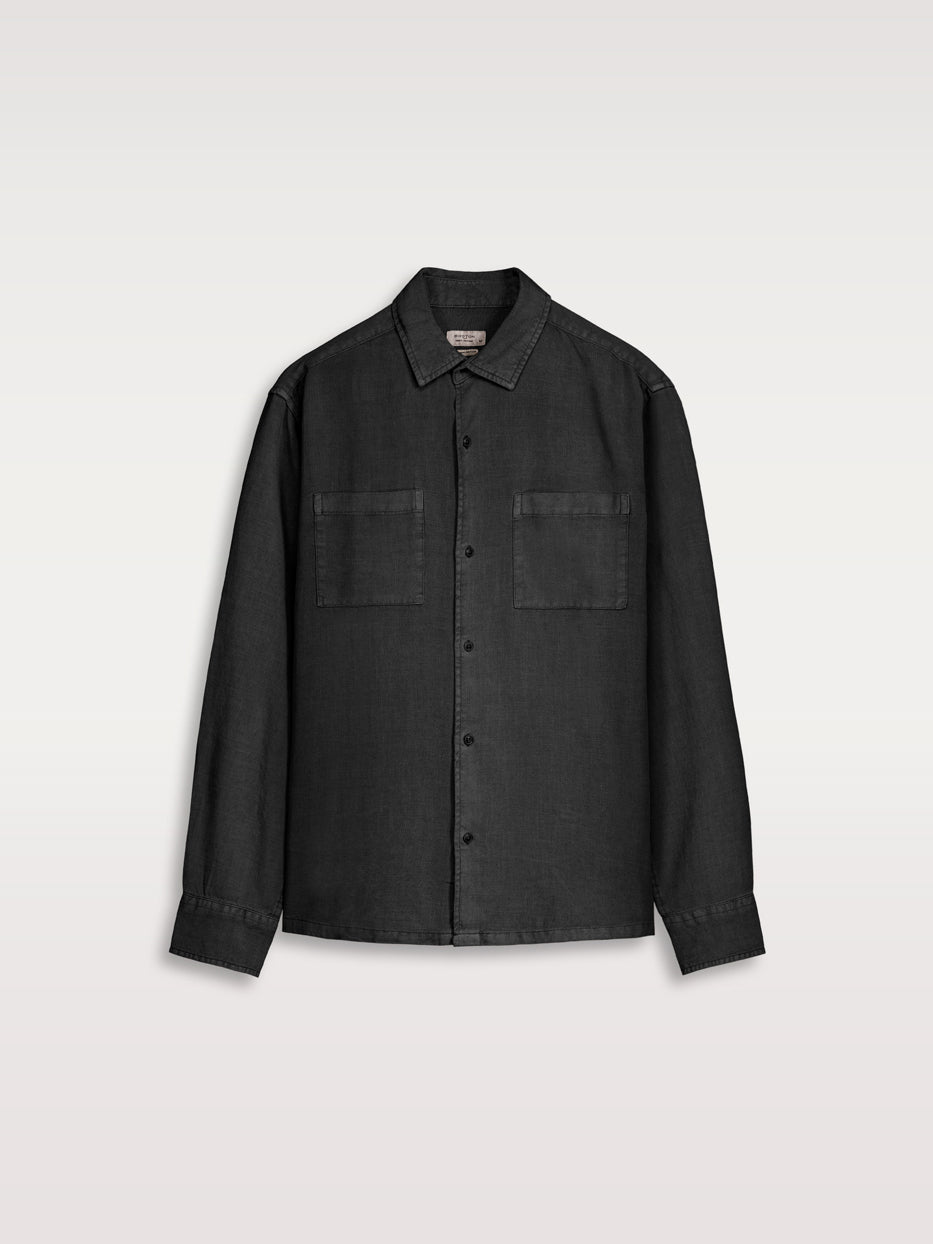 Camisa regular fit con bolsillo