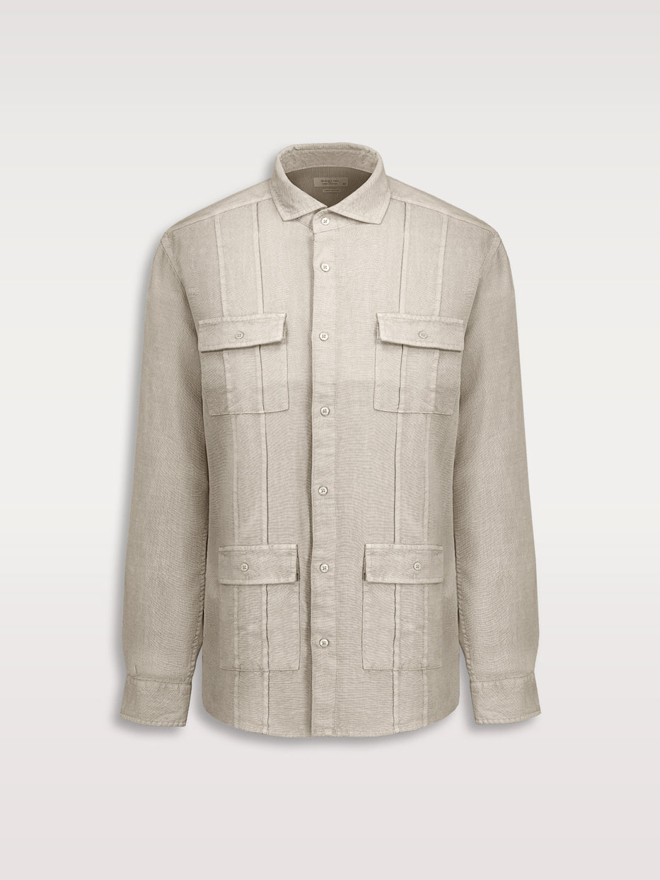 Camisa regular fit guayabera