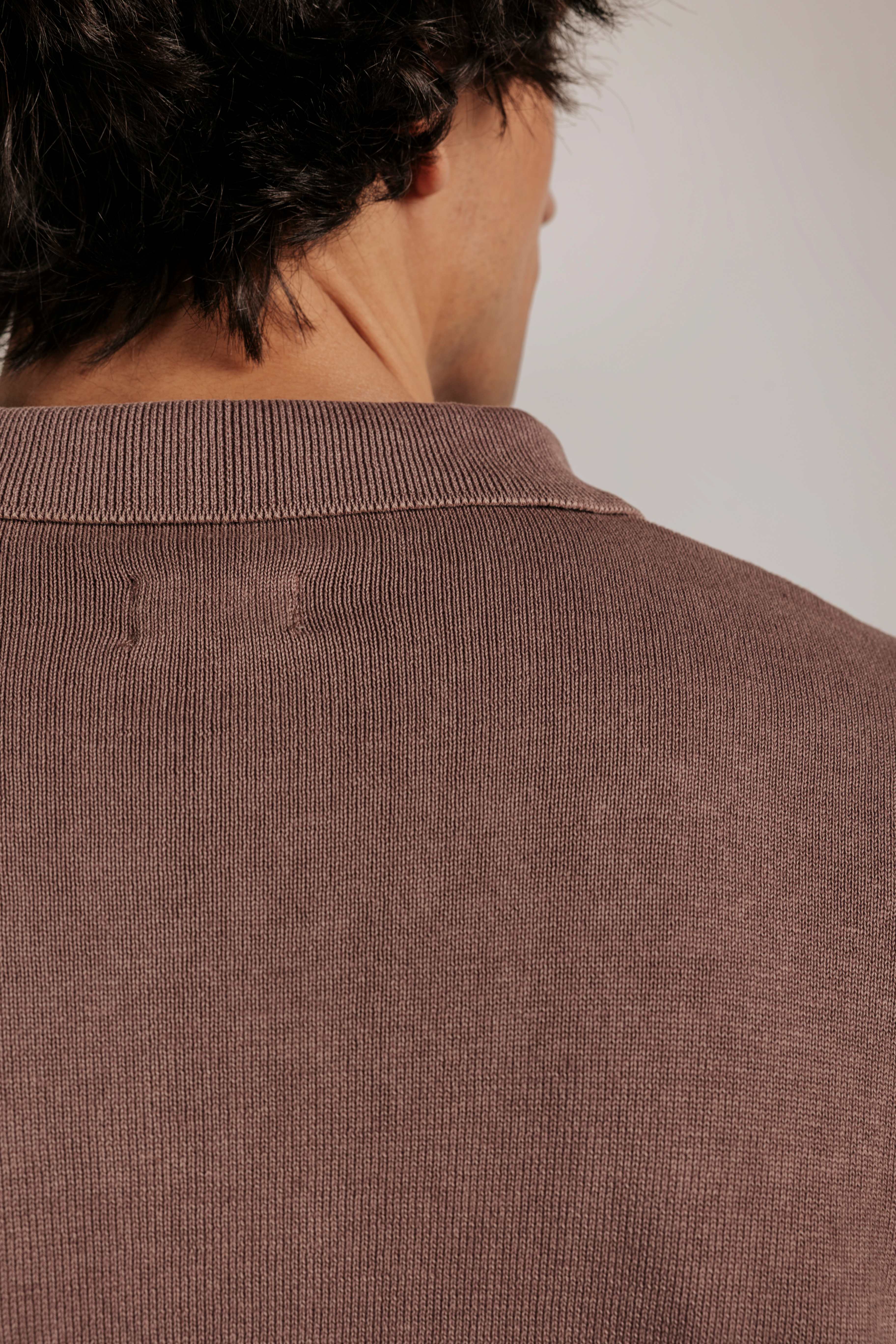 Polo algodón efecto desgastado