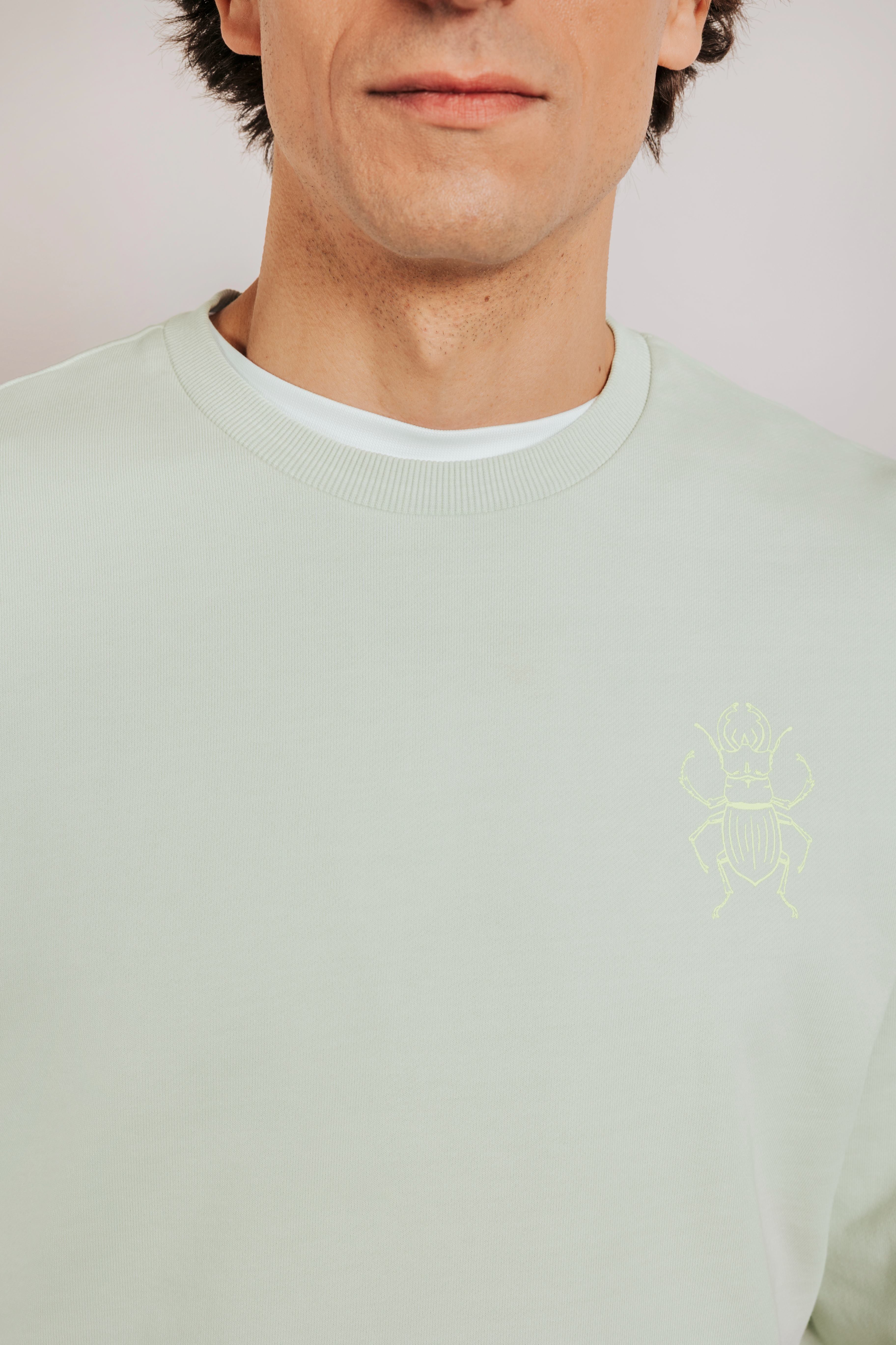 Sudadera confort gráfica escarabajo