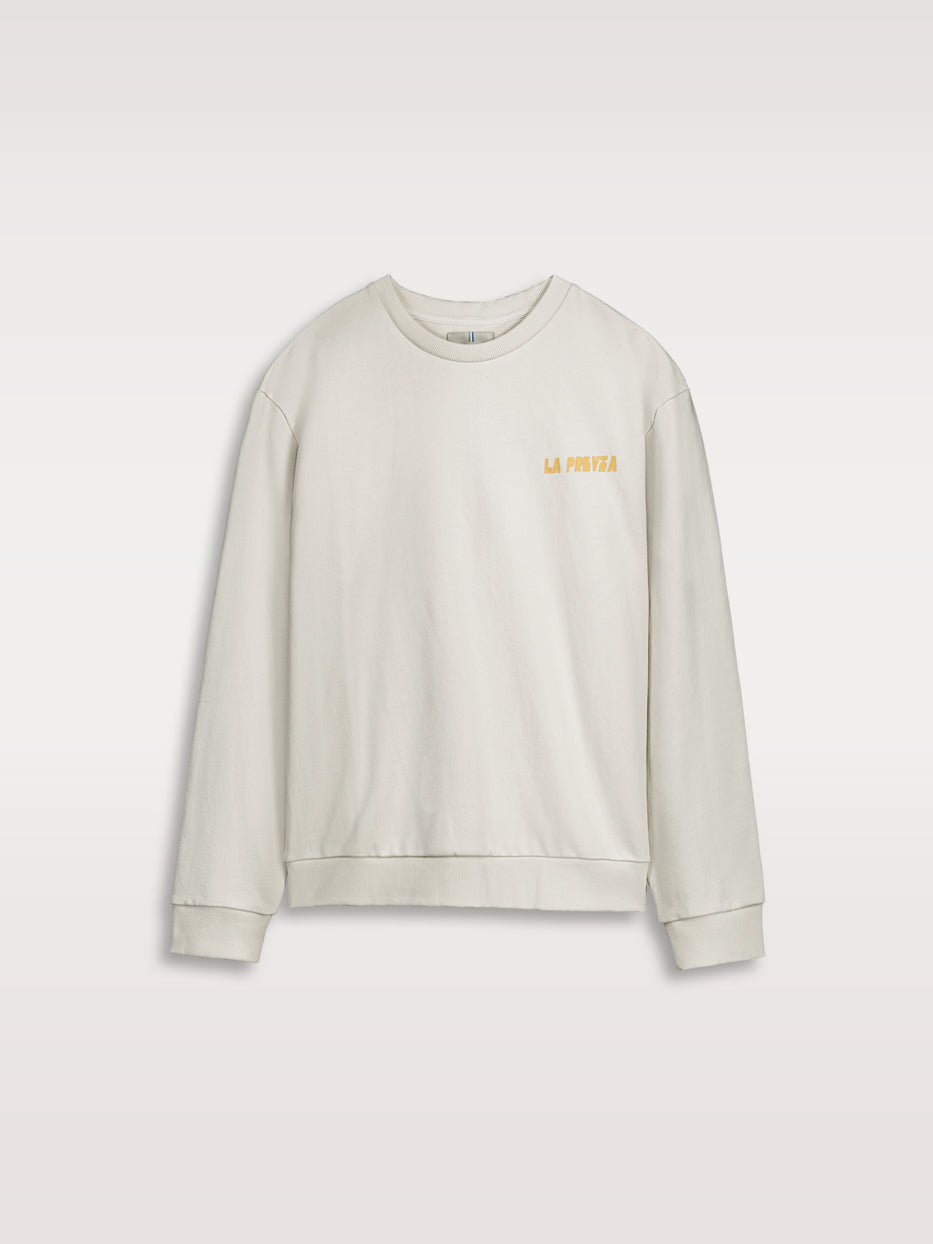 Sudadera confort gráfica "La previa"