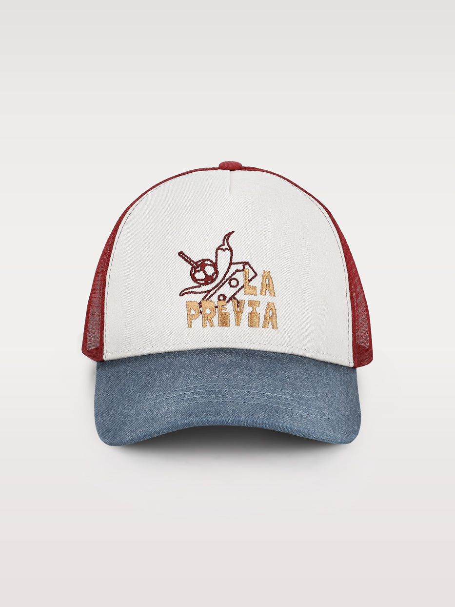 Mesh canvas cap