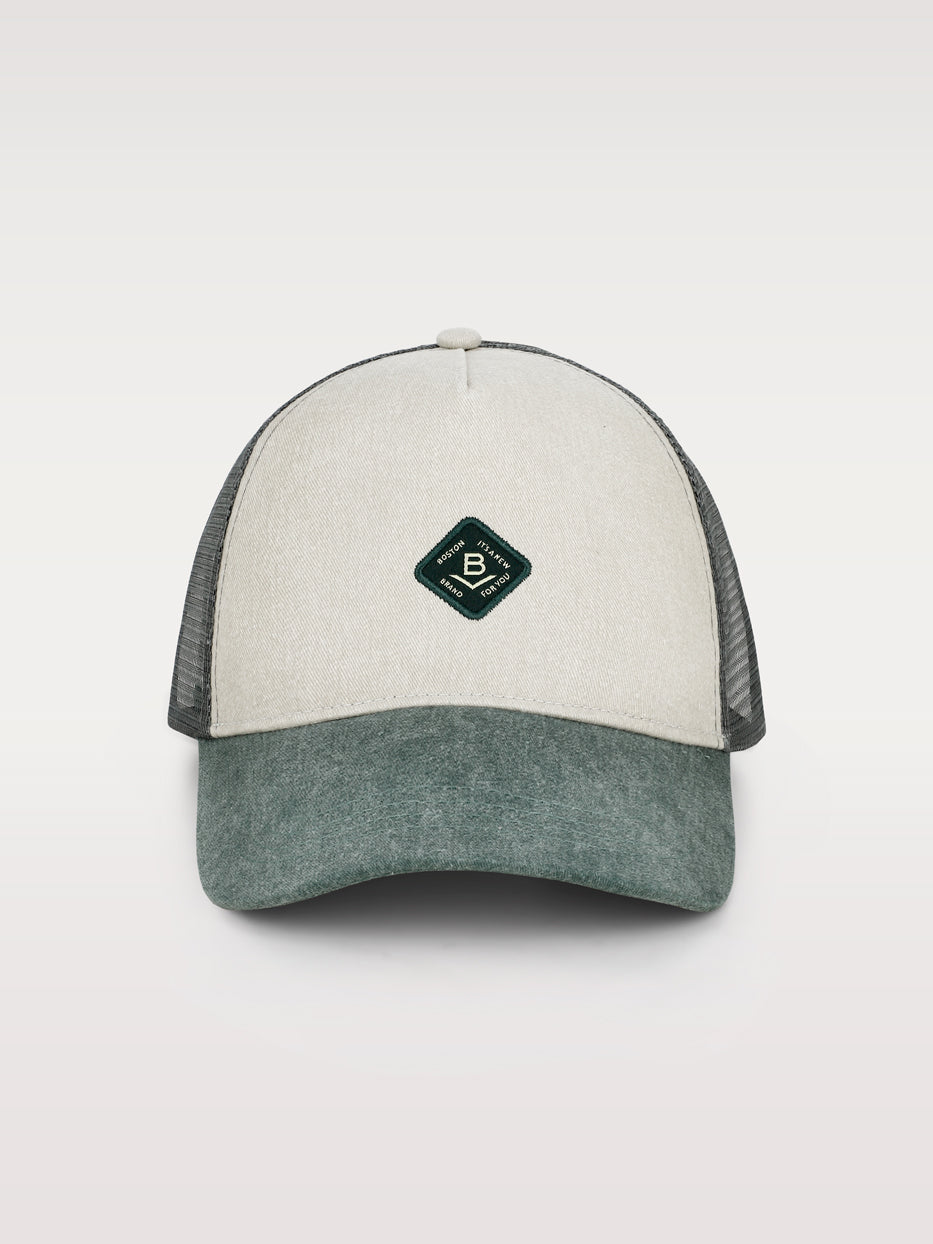 Mesh canvas cap