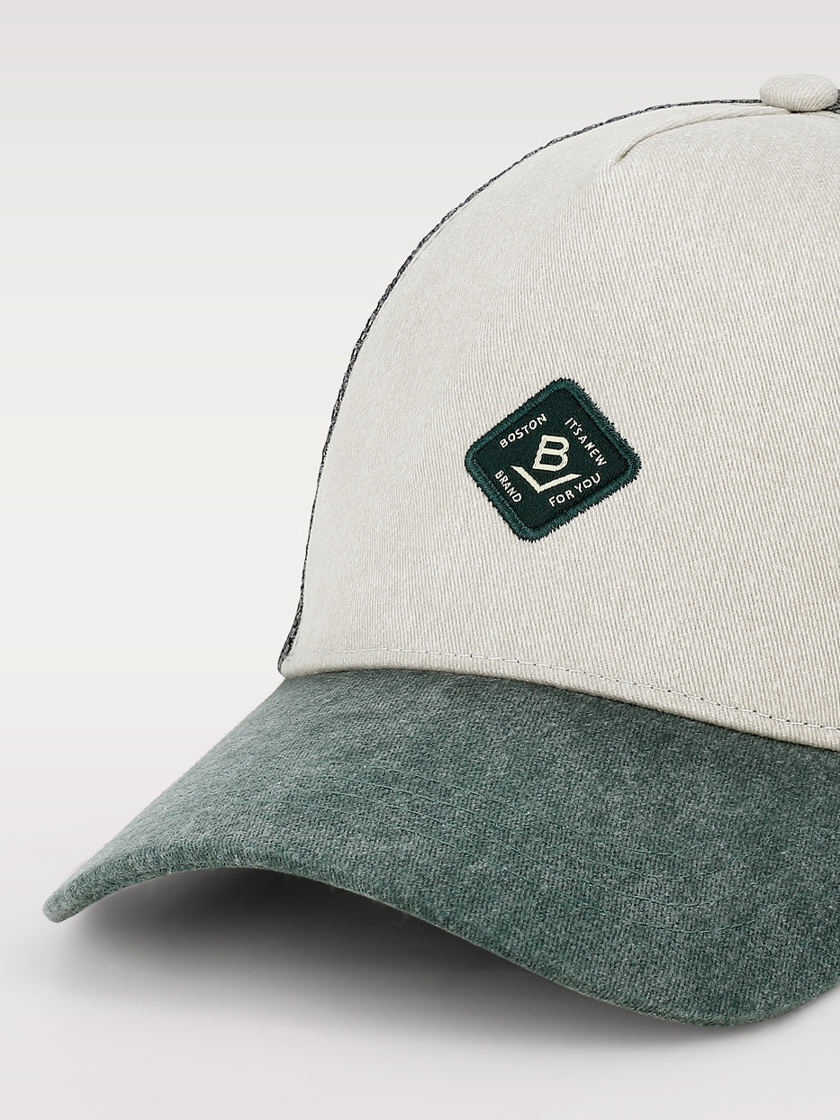 Mesh canvas cap