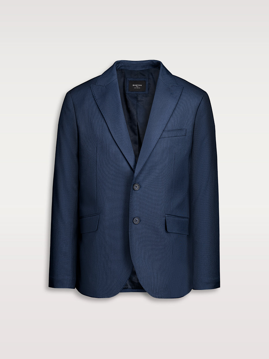 Americana traje slim fit falso liso