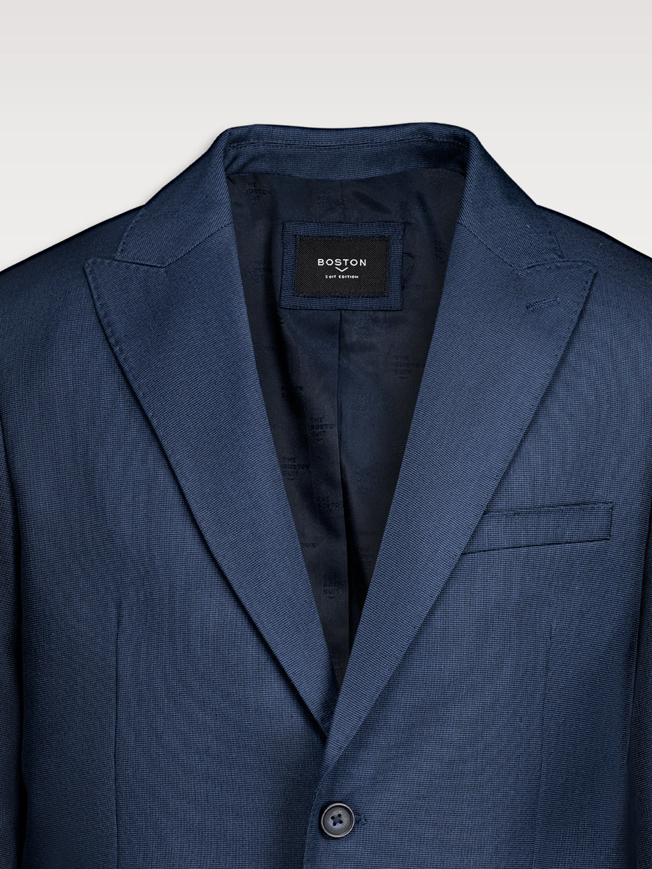 Americana traje slim fit falso liso