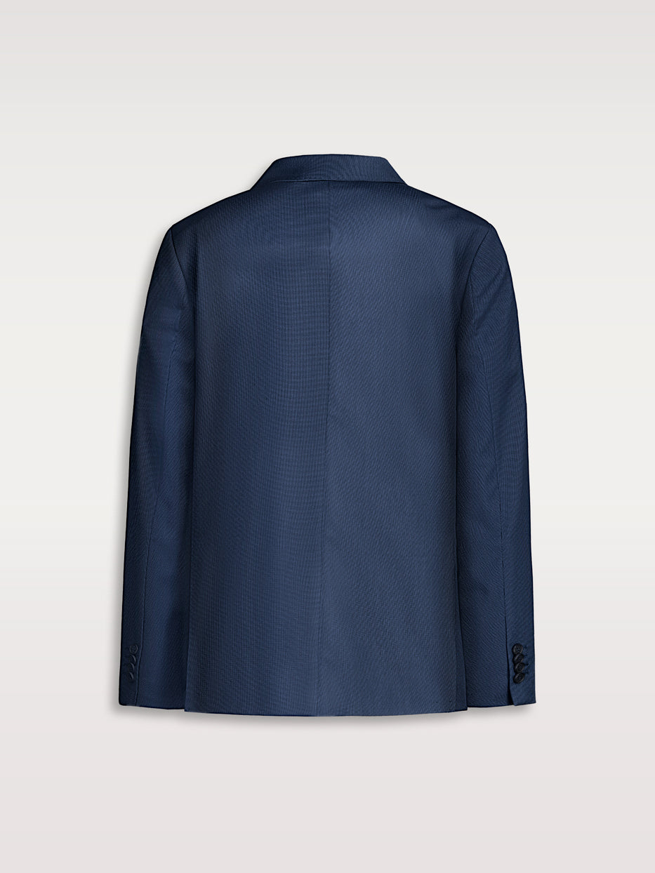 Americana traje slim fit falso liso