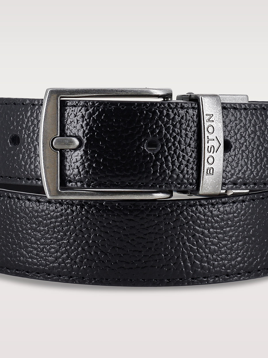 Cinturón vestir piel reversible