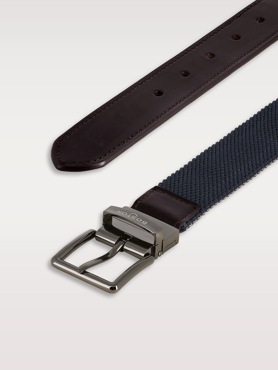 Reversible braided belt
