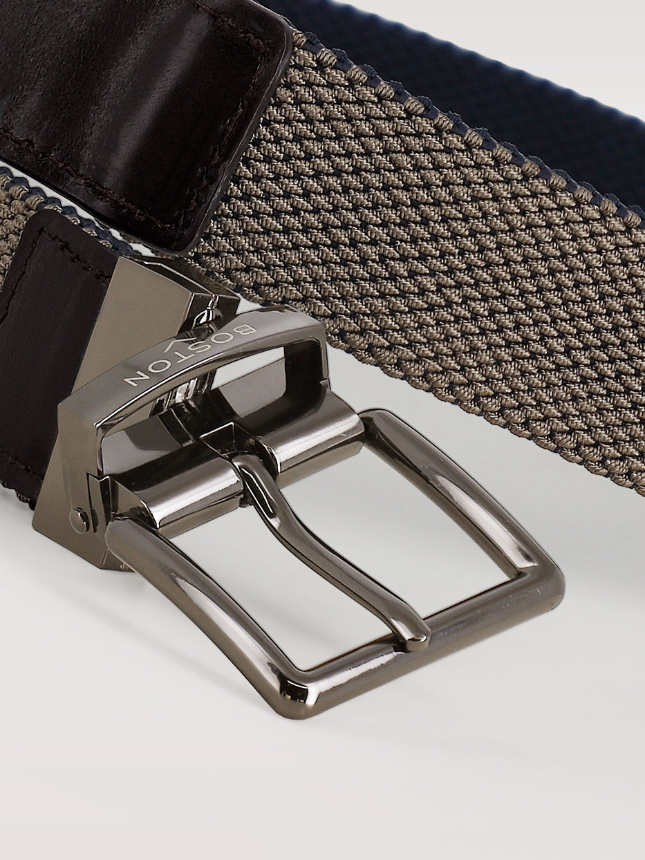 Reversible braided belt
