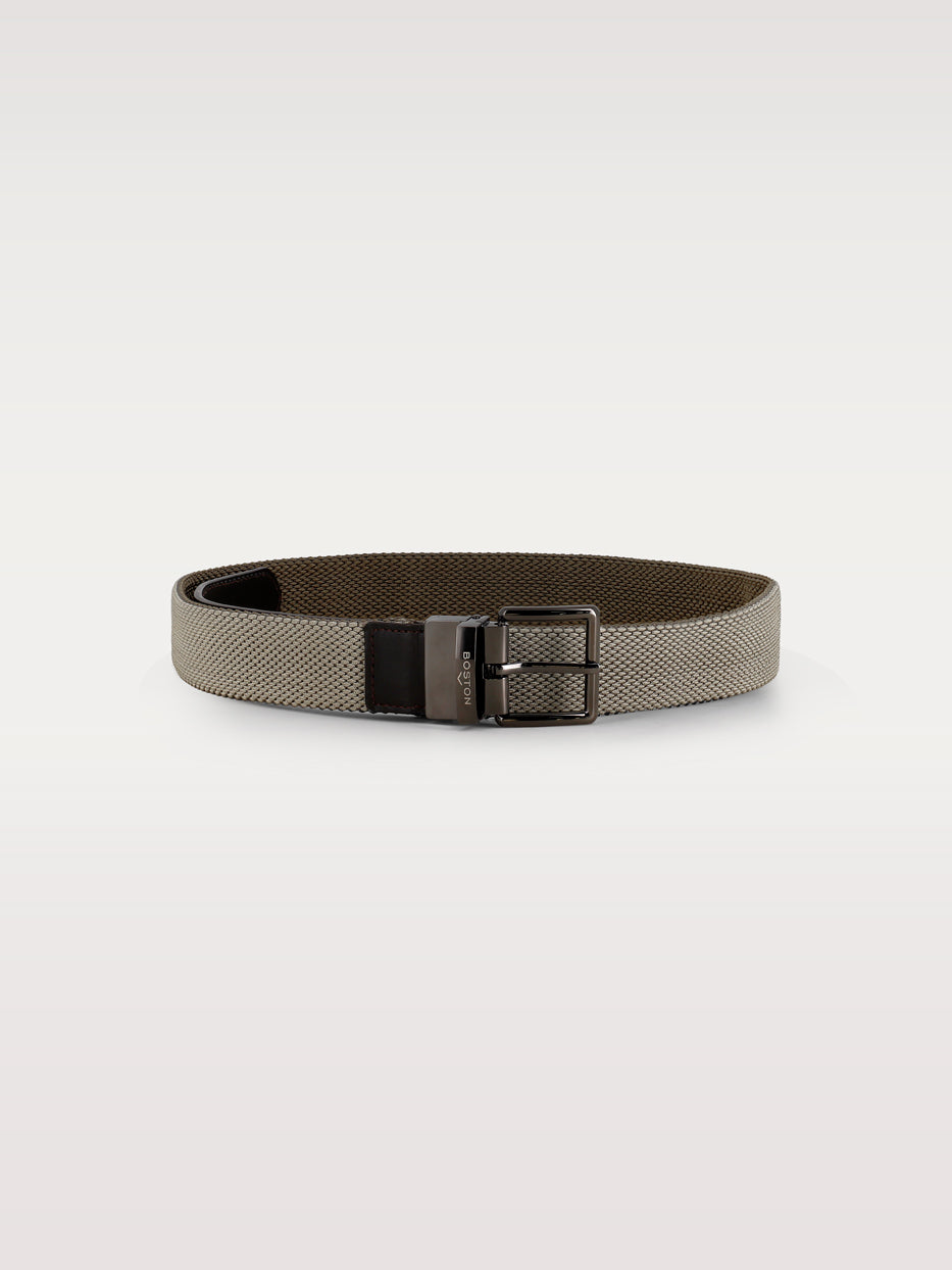 Reversible braided belt