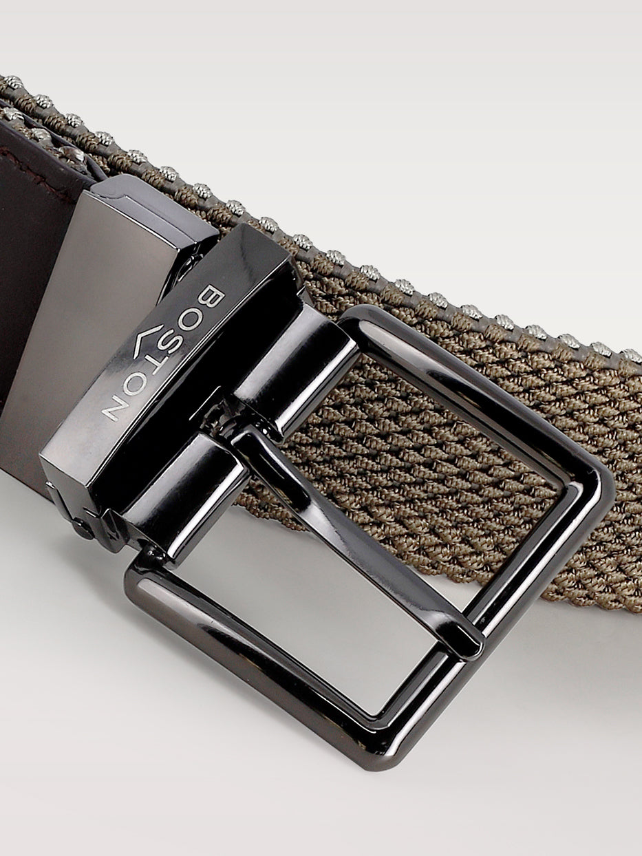 Reversible braided belt
