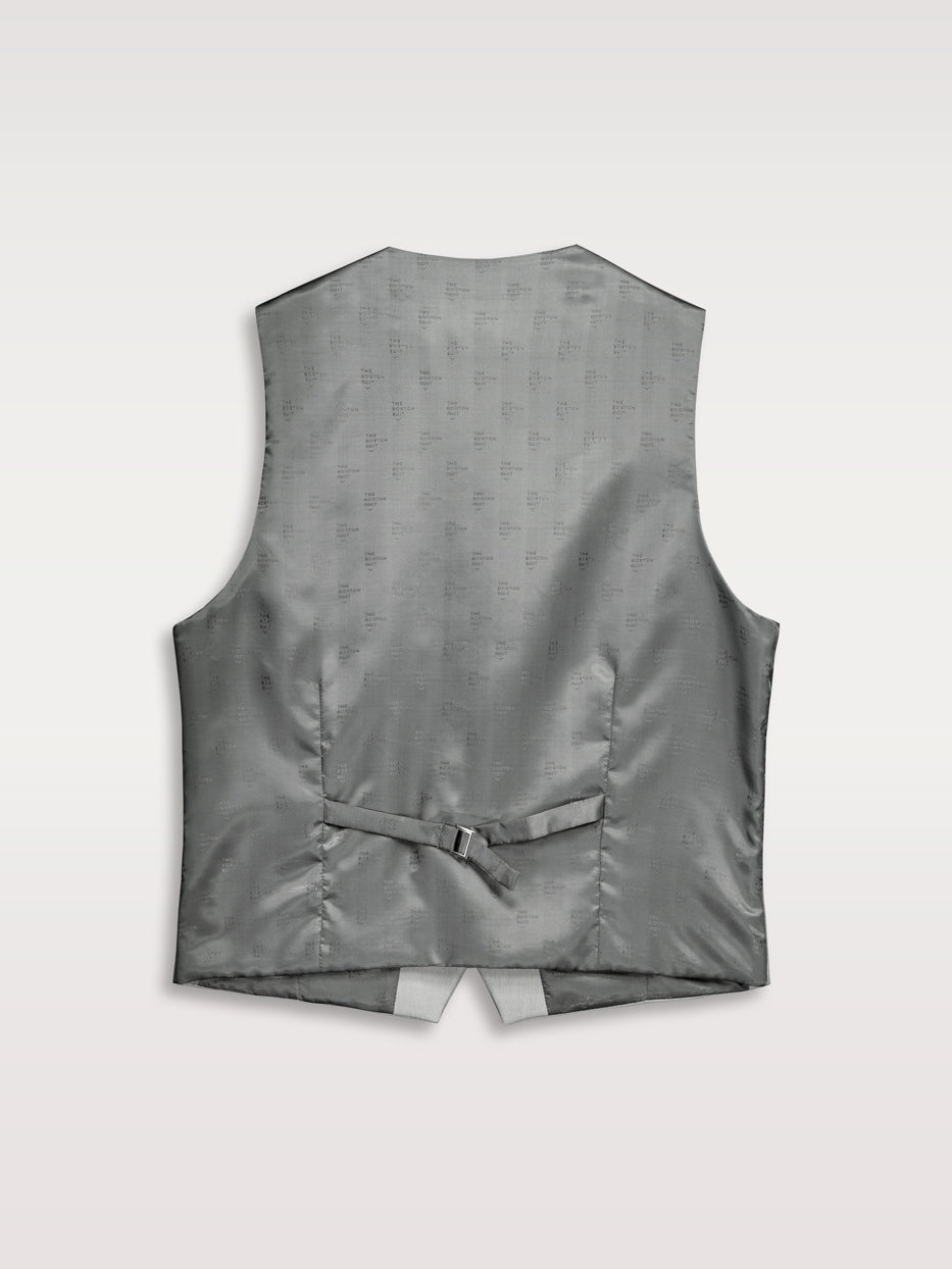 Chaleco traje slim fit falso liso