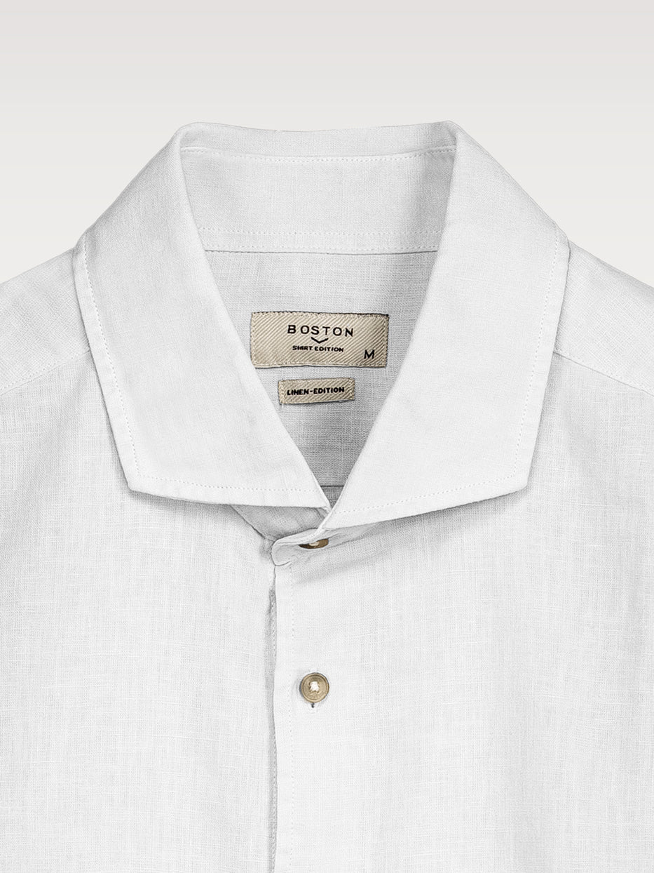 Camisa regular fit lino