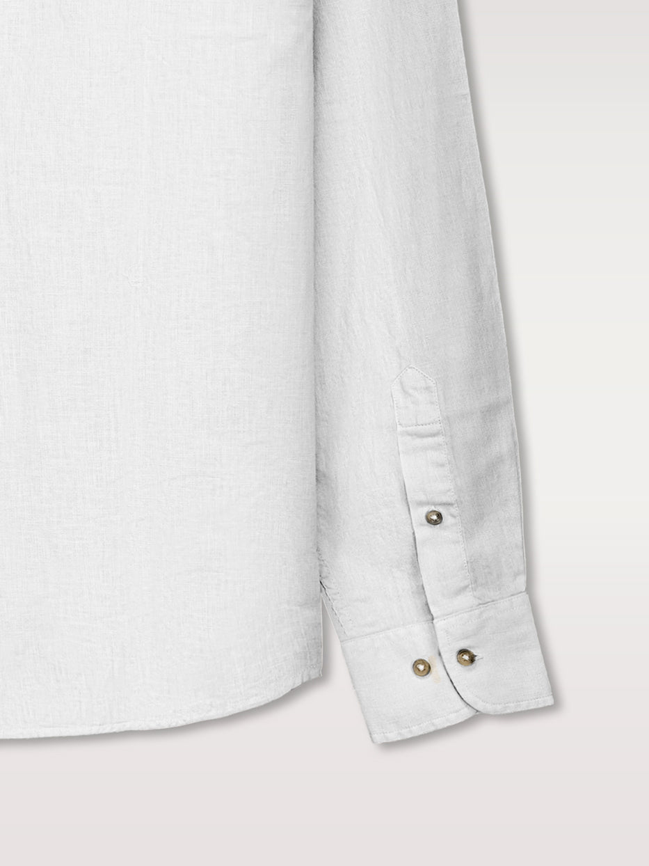 Camisa regular fit lino