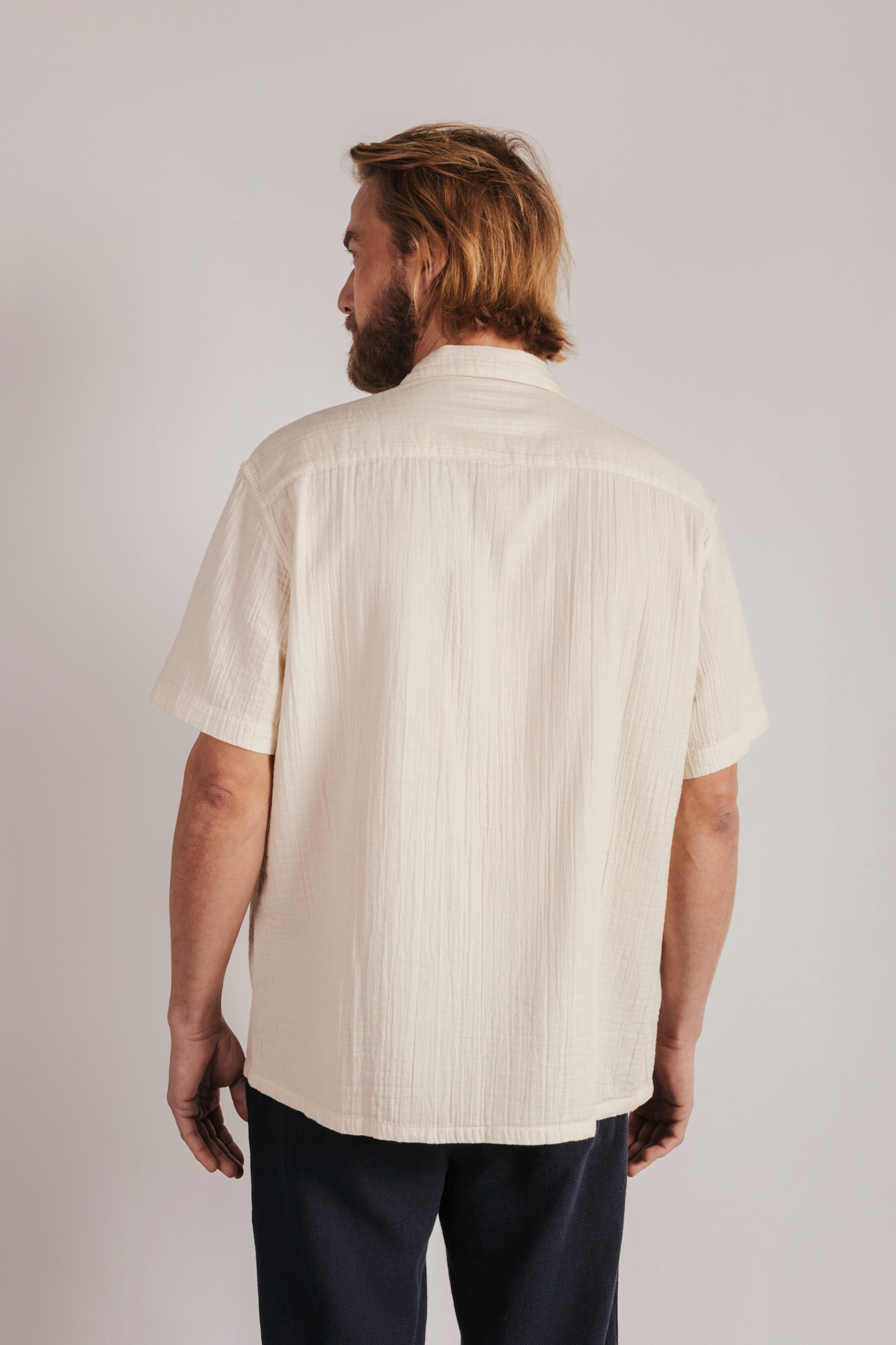 Camisa manga corta bordado