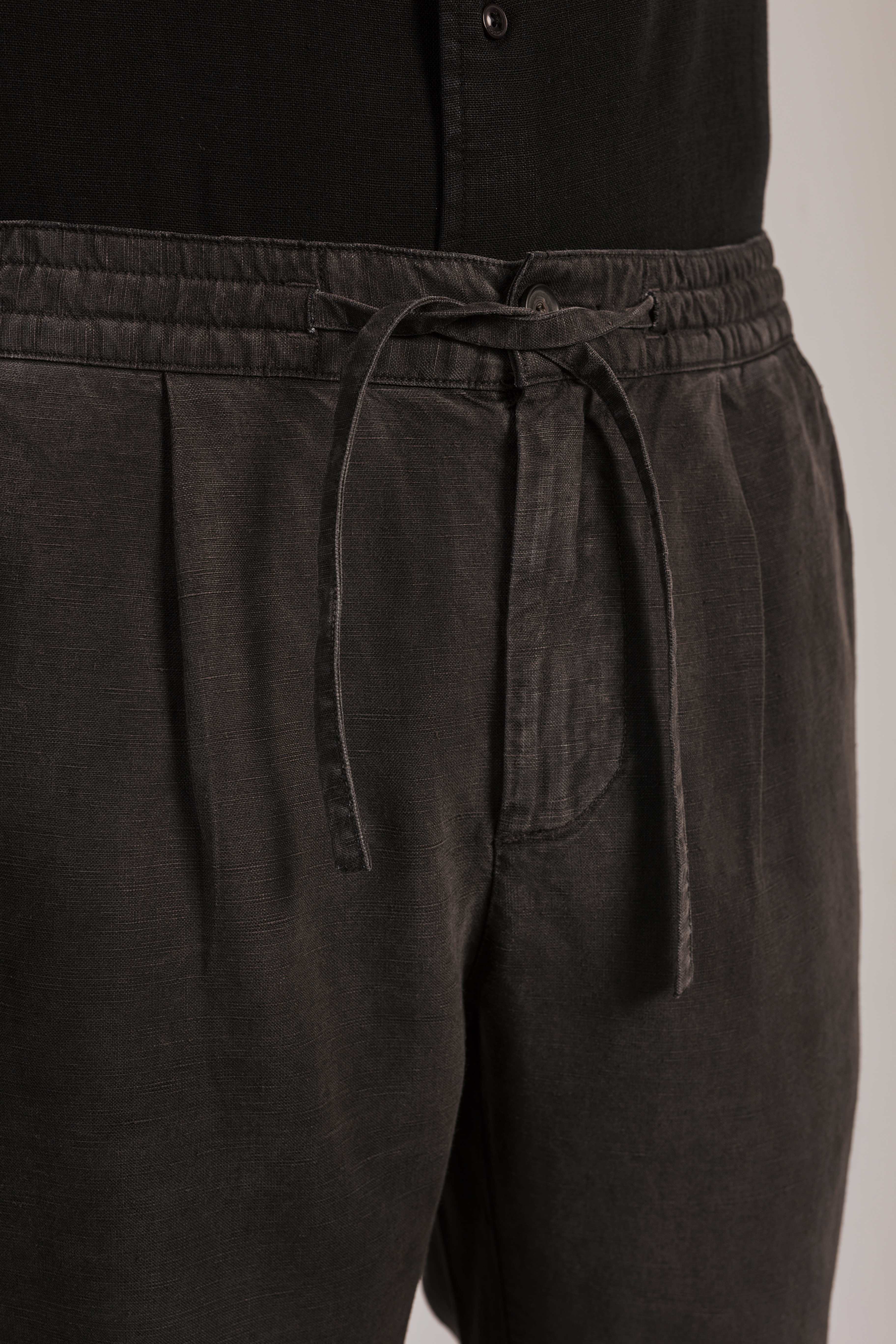 Pantalón lino recto