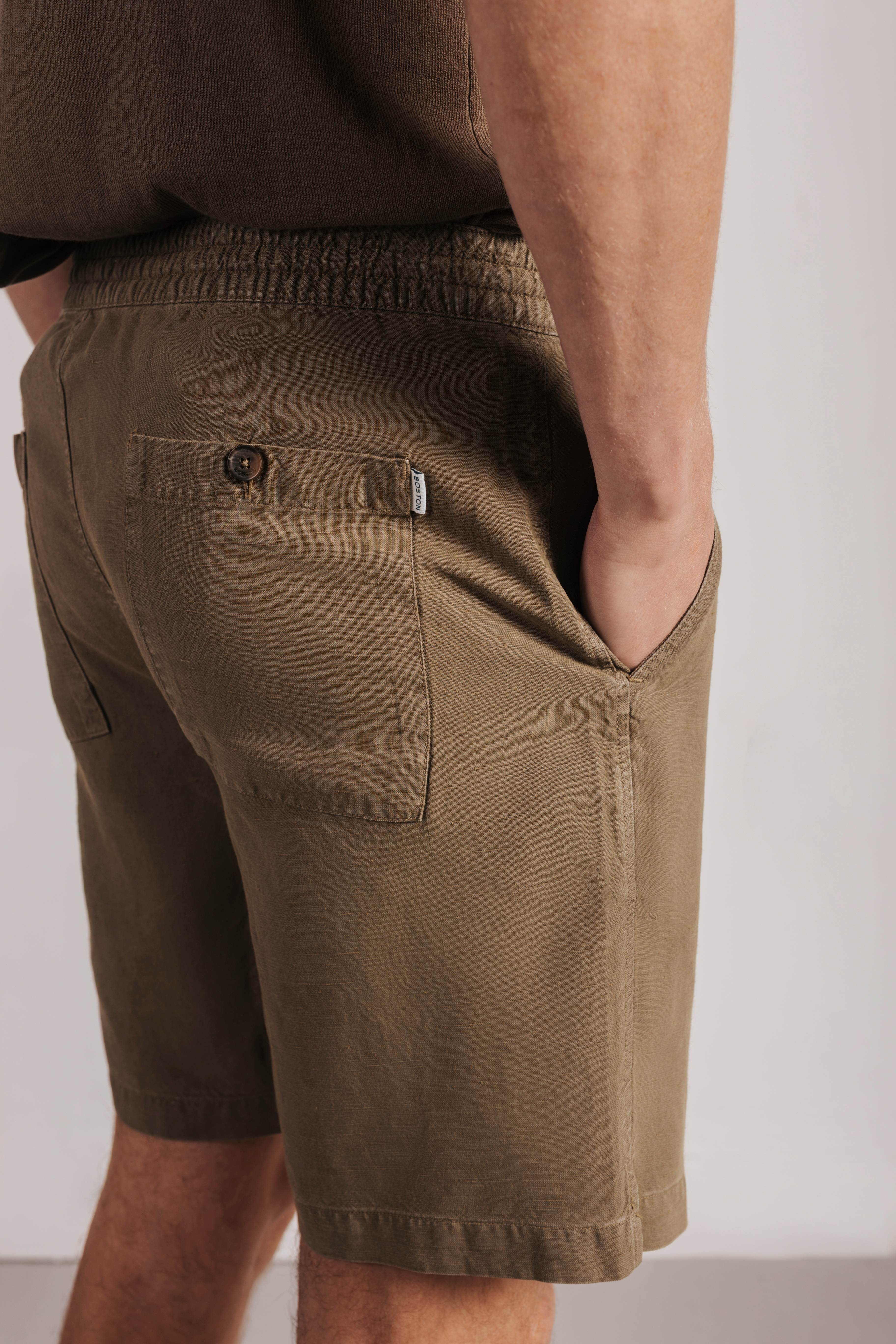 Bermuda linen jogger