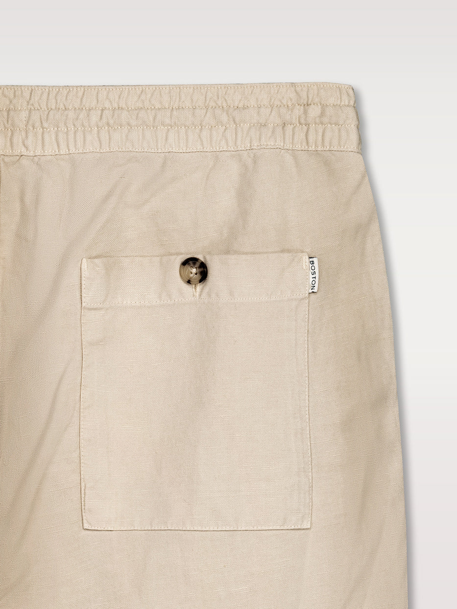 Bermuda linen jogger