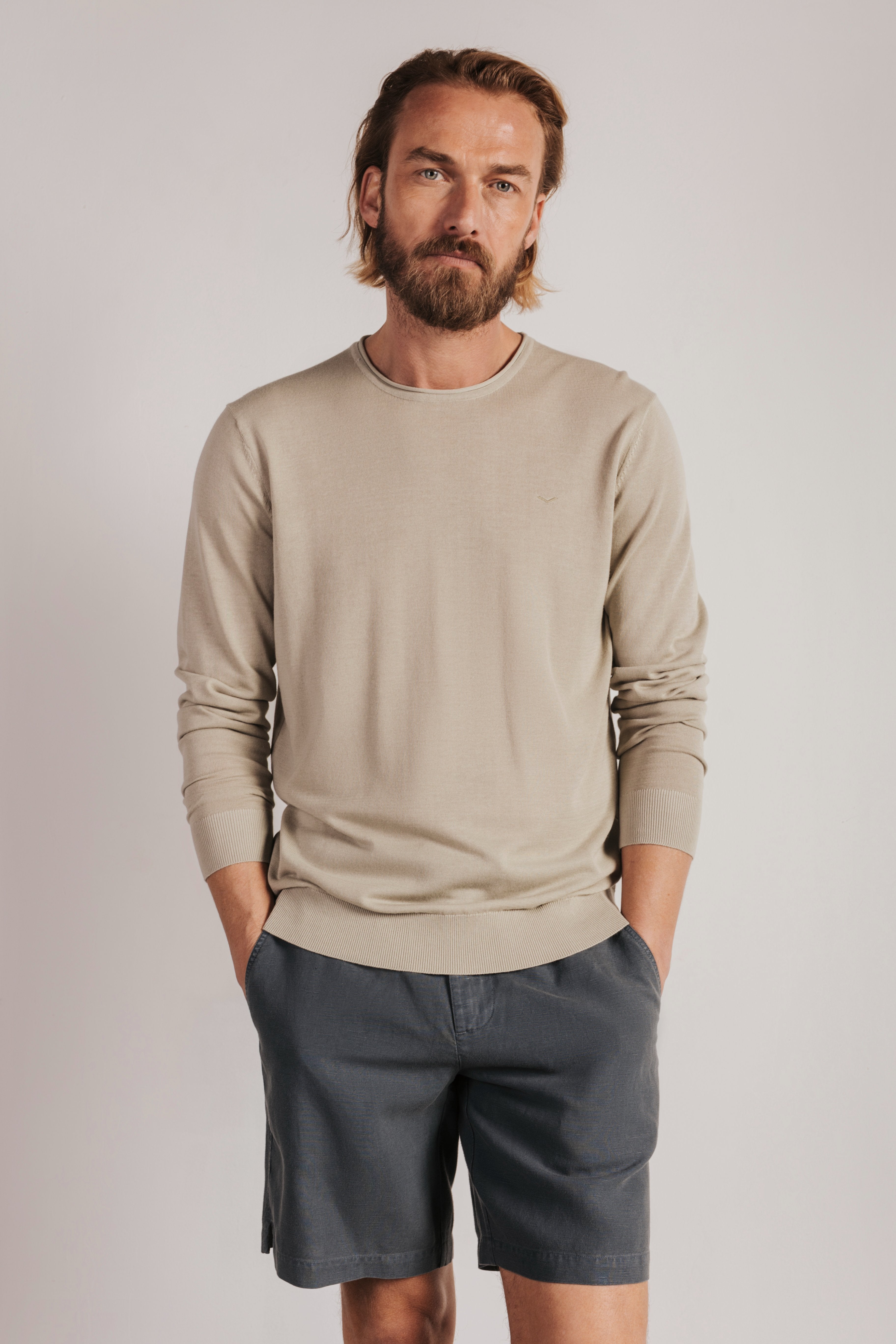 Bermuda linen jogger