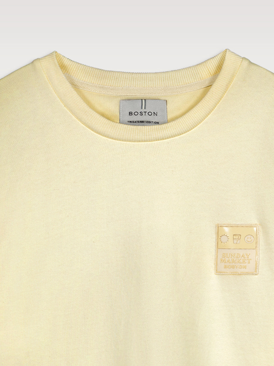 Sudadera confort etiqueta