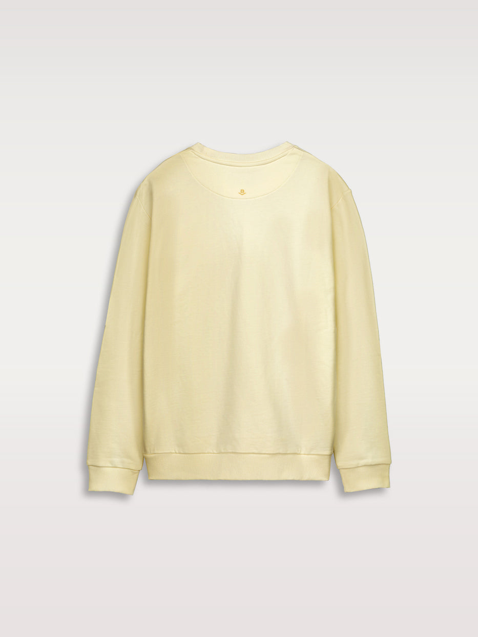 Sudadera confort etiqueta