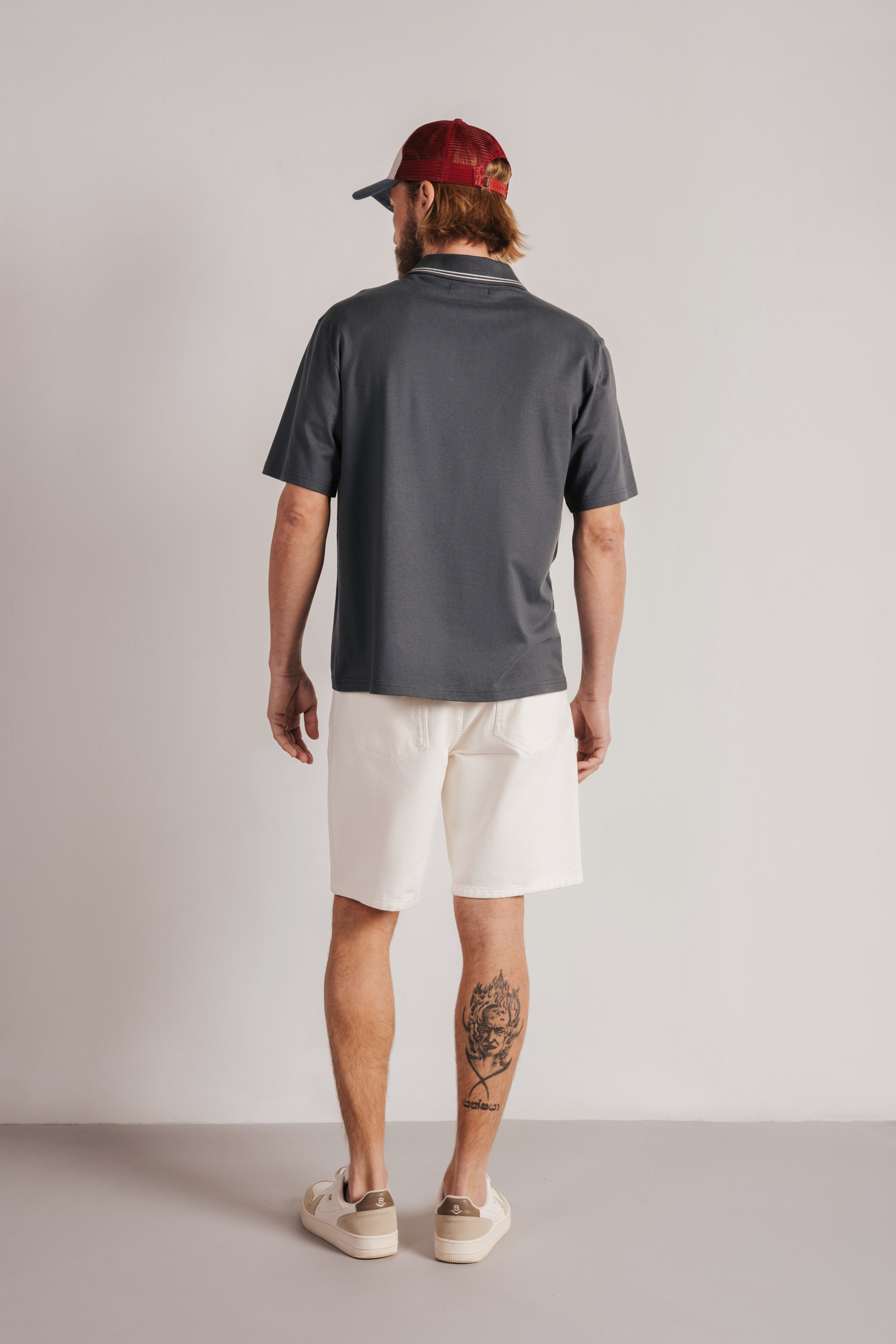 Polo retro bordado fútbol