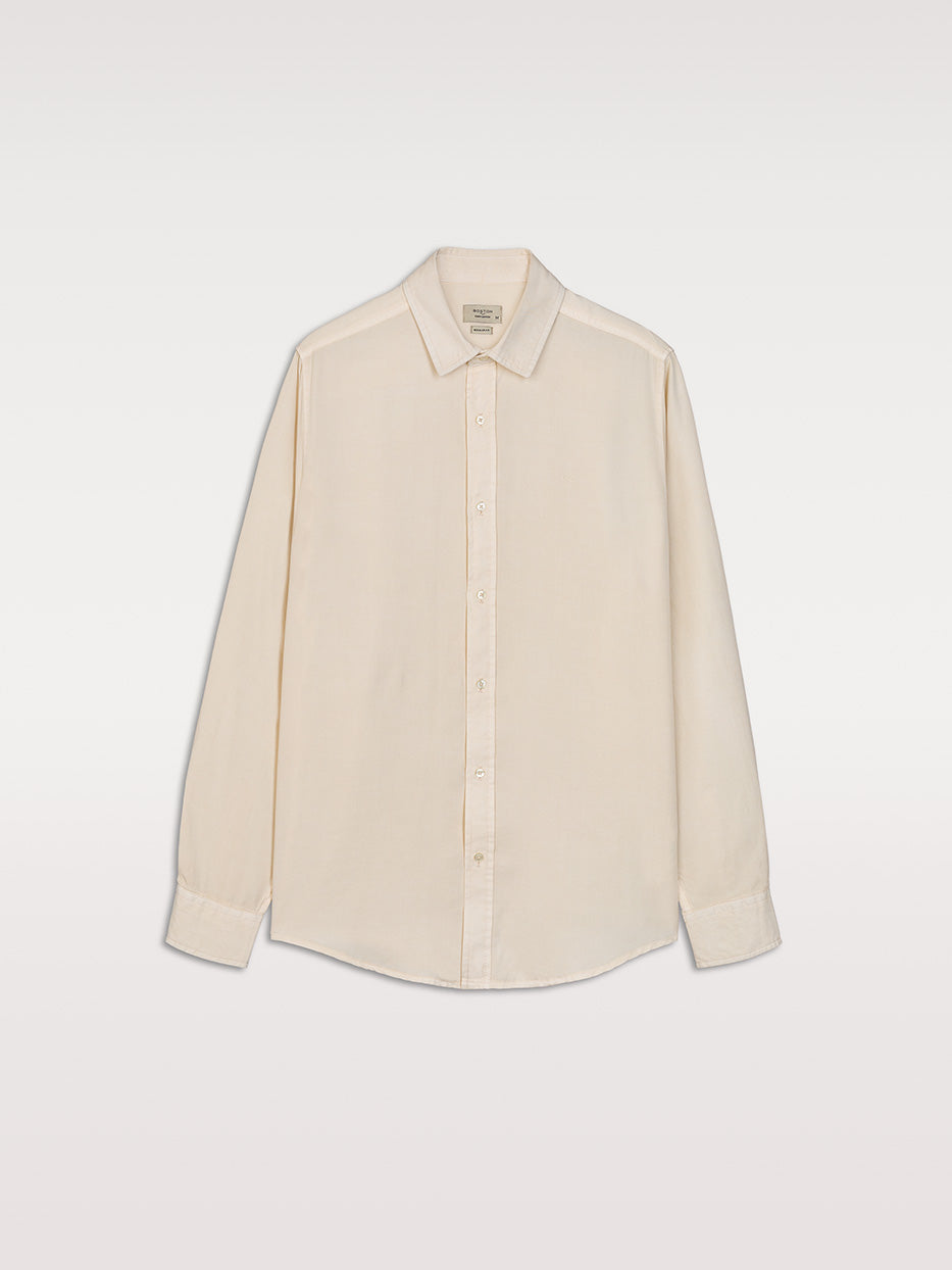 Camisa regular fit fluida