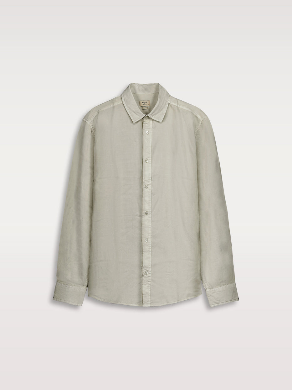 Camisa regular fit fluida
