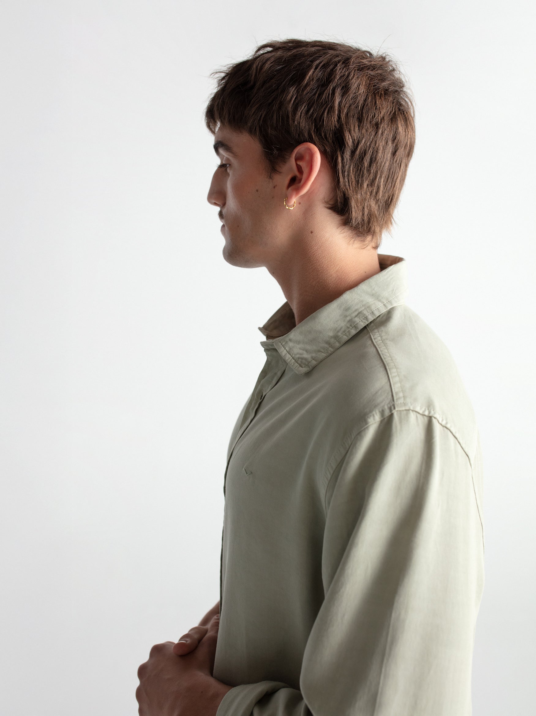 Camisa regular fit fluida