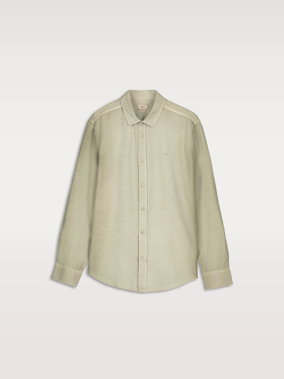 Camisa regular fit fluida
