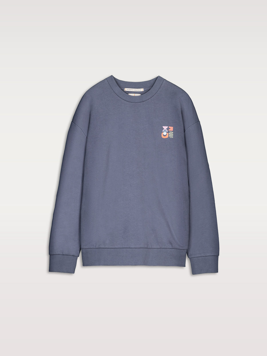Sudadera oversize print abstracto
