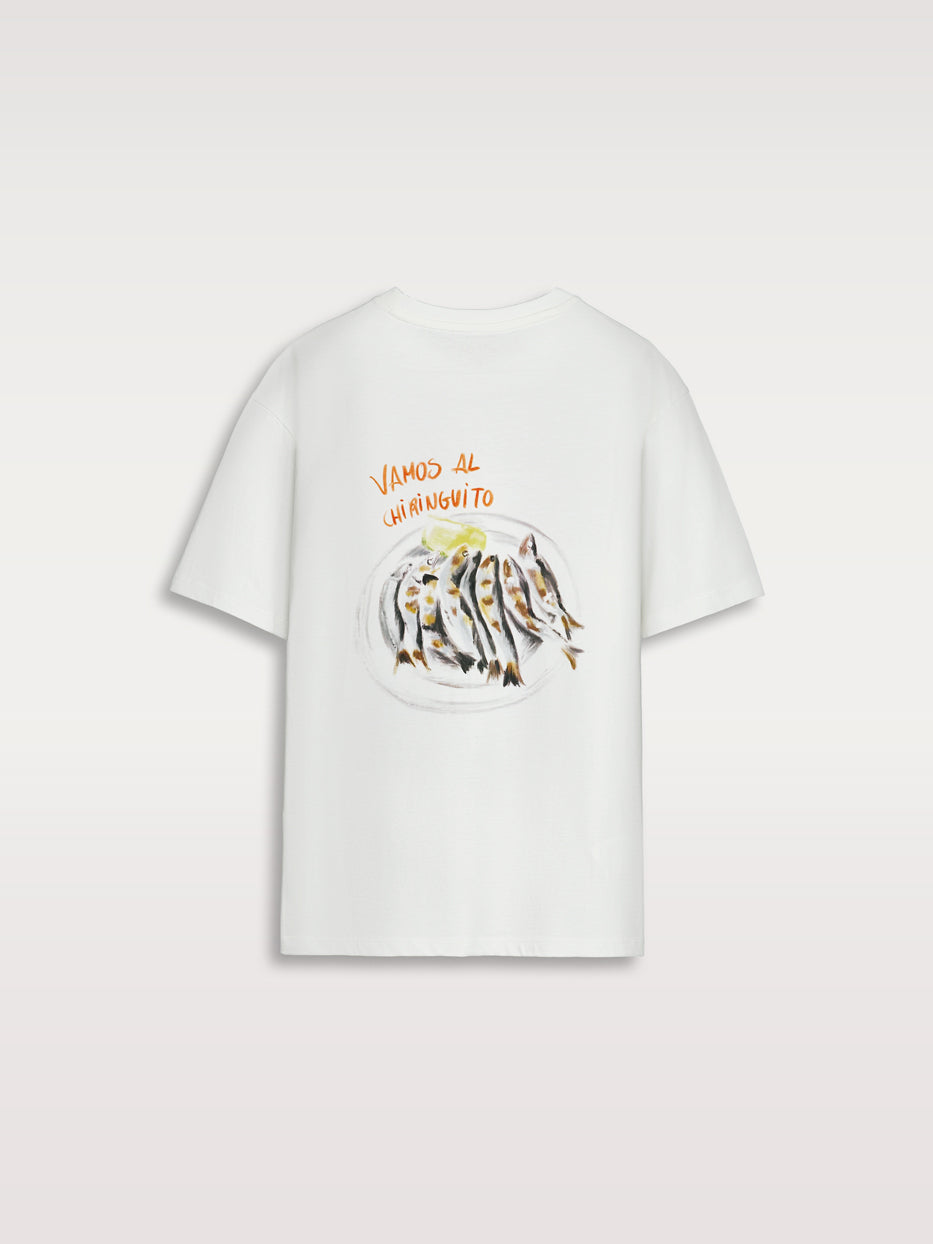 T-shirt plate skewers