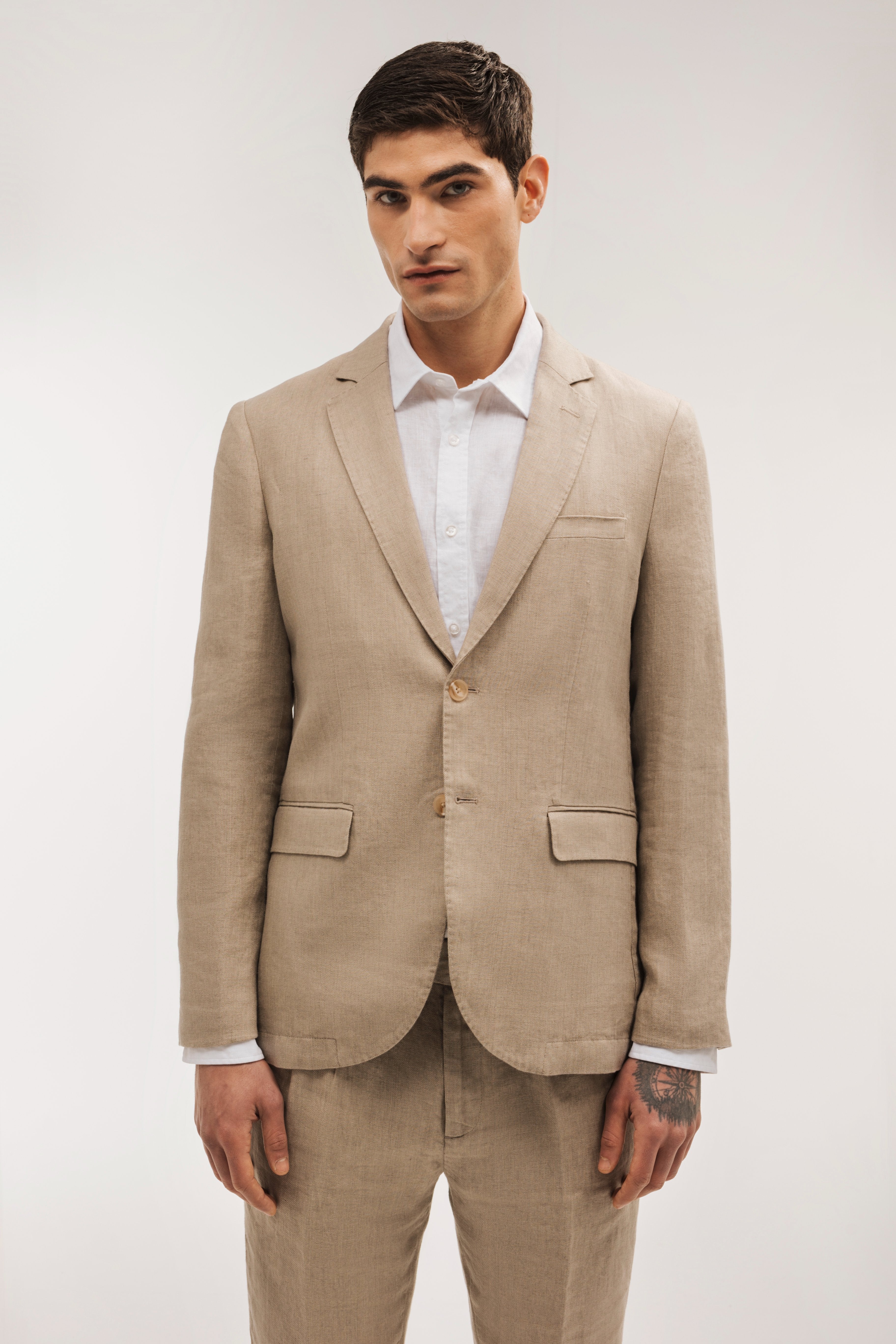 Linen suit jacket