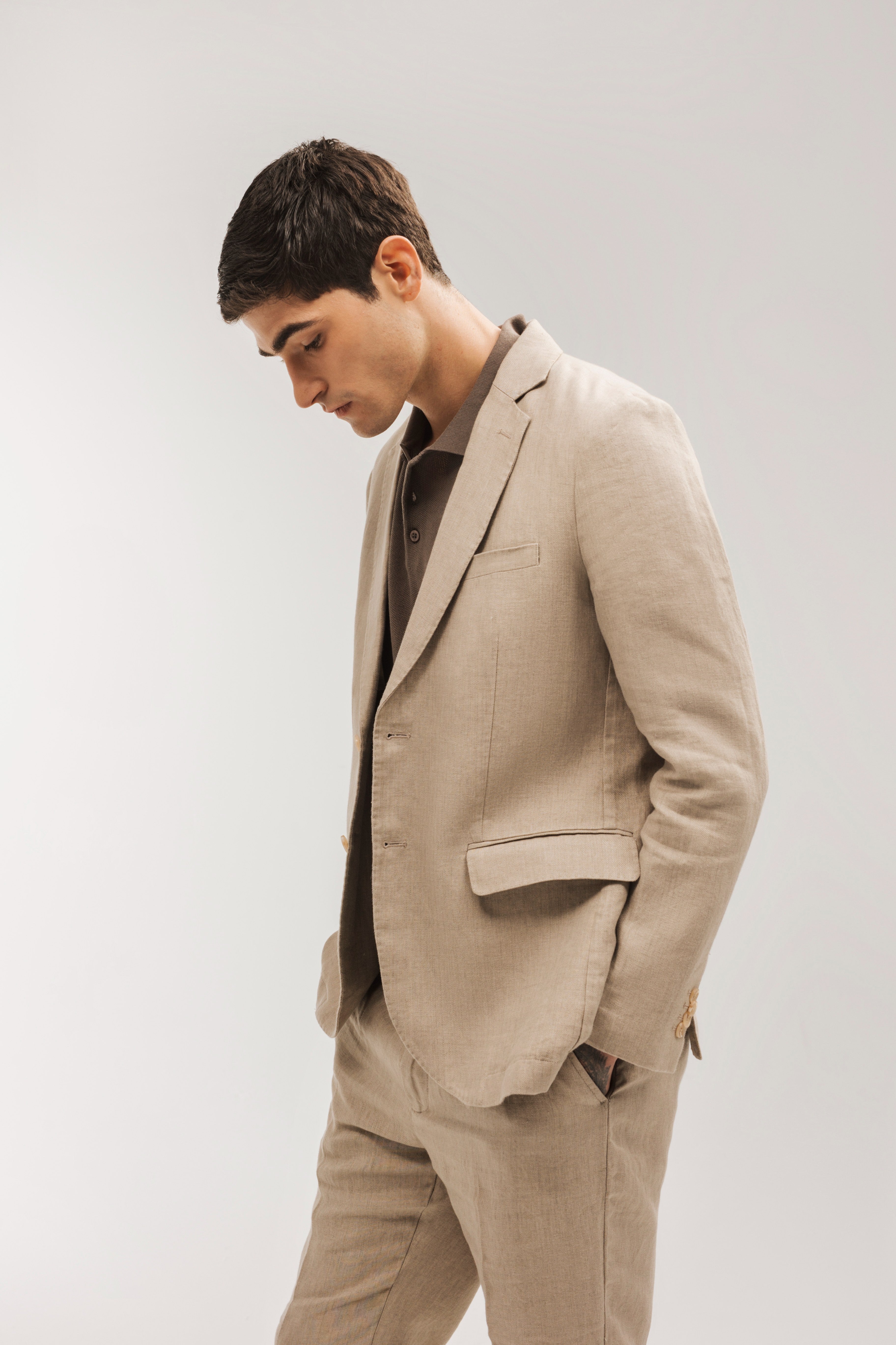 Linen suit jacket