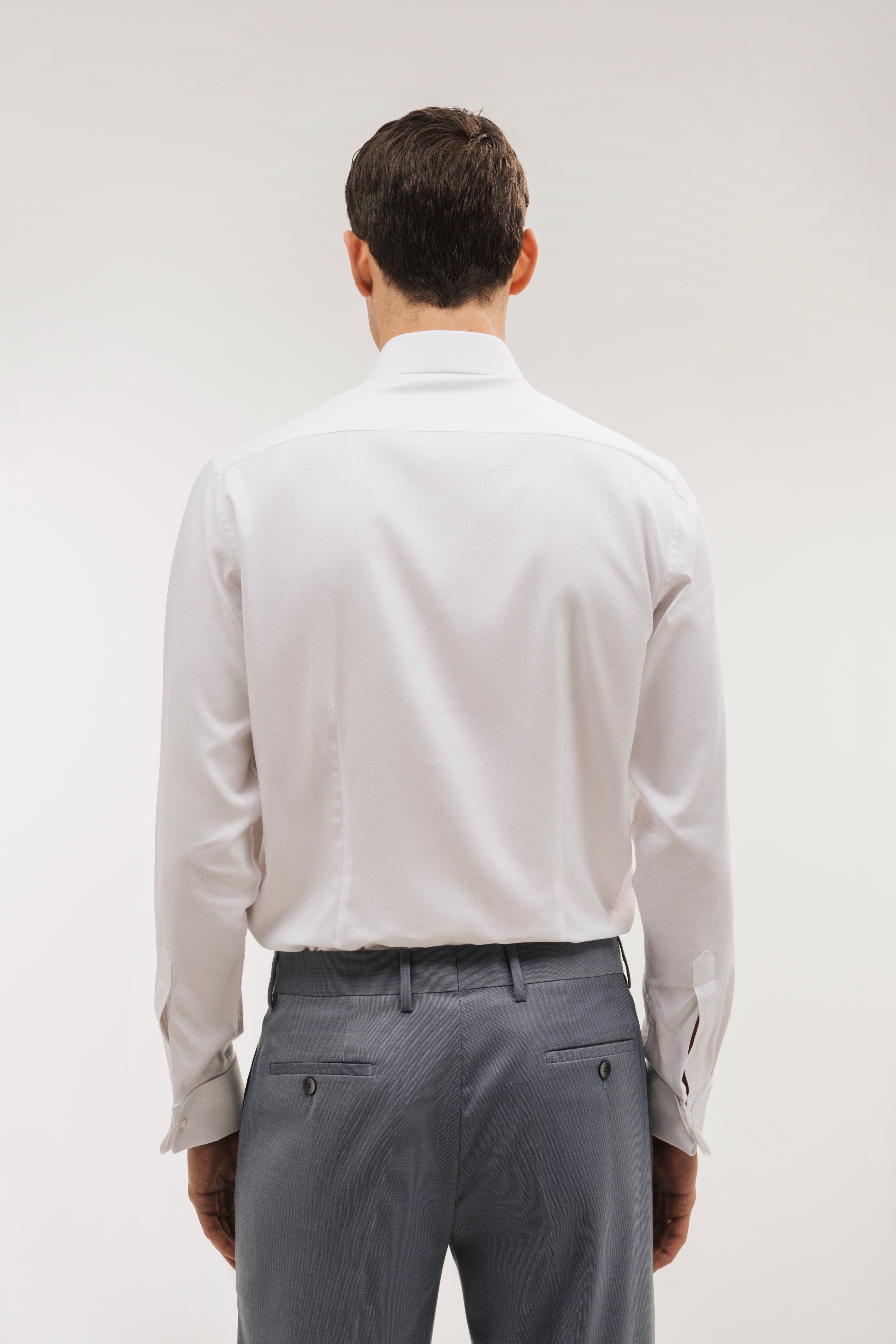 Plain, faux-tailor pants