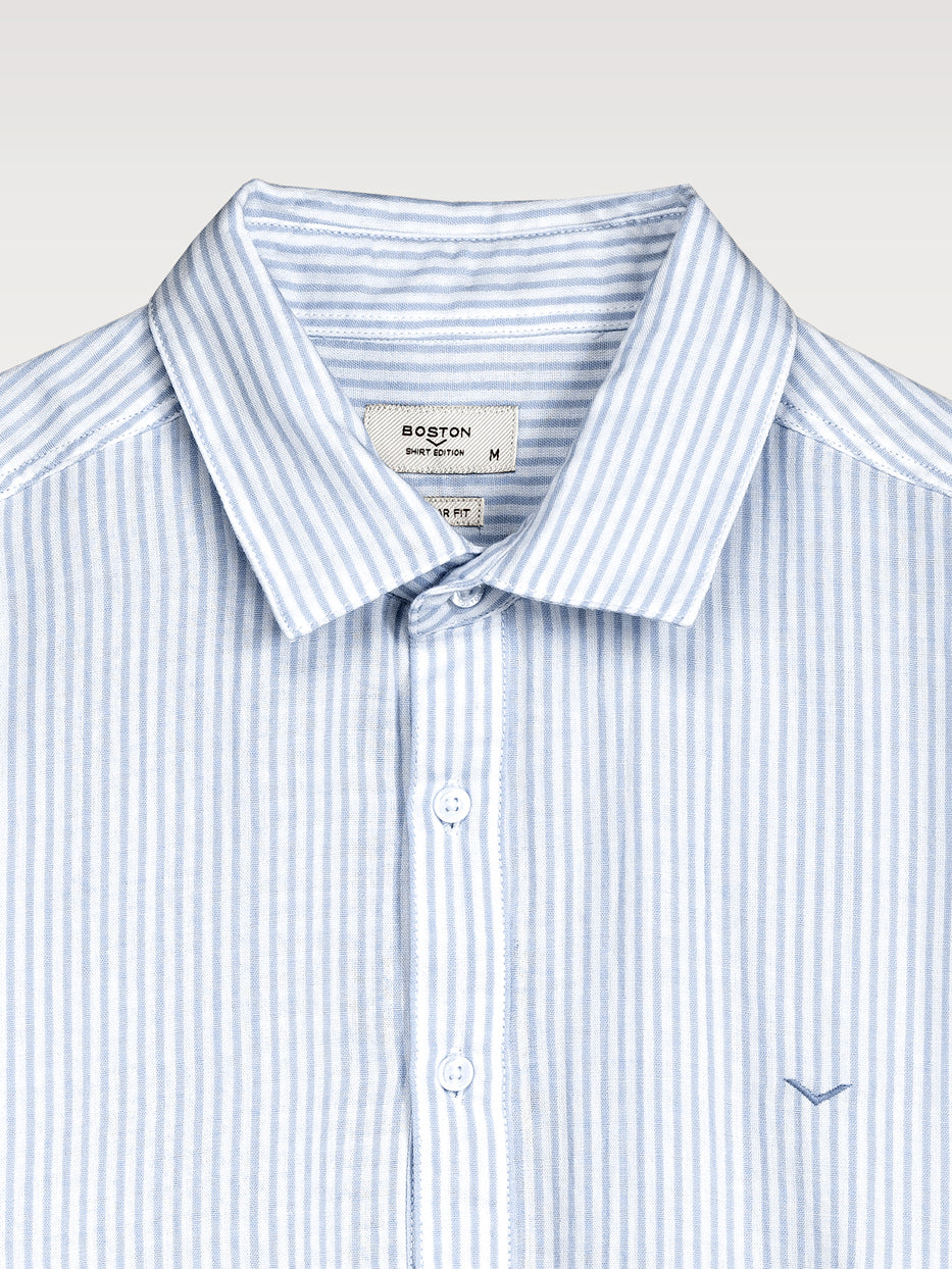 Bambula striped shirt