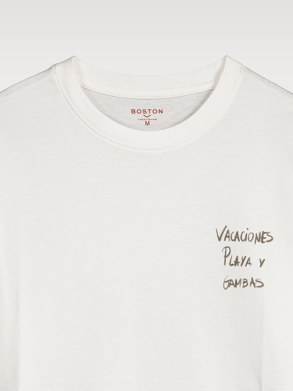 Camiseta gráfica gambas