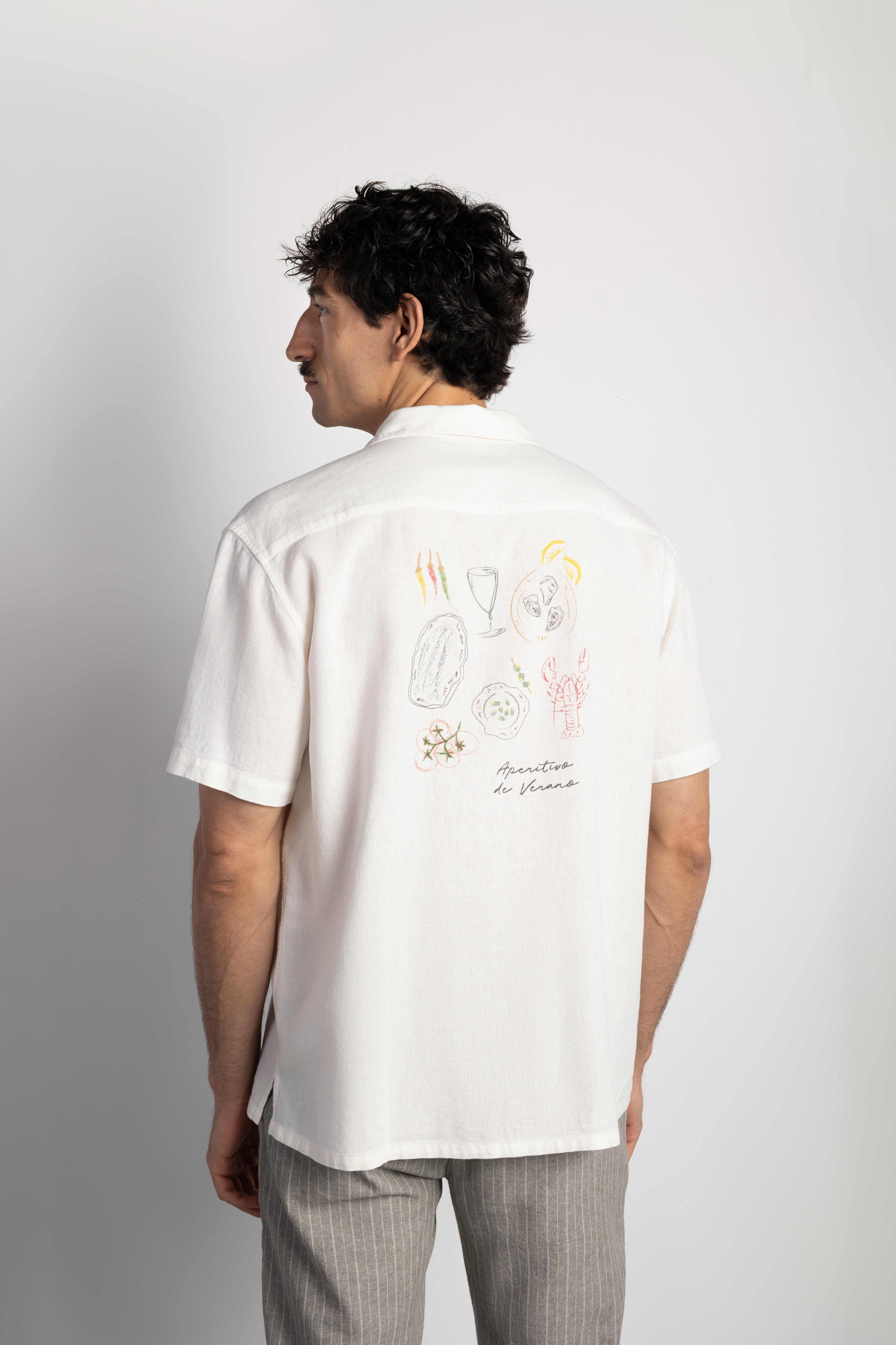 Back print shirt