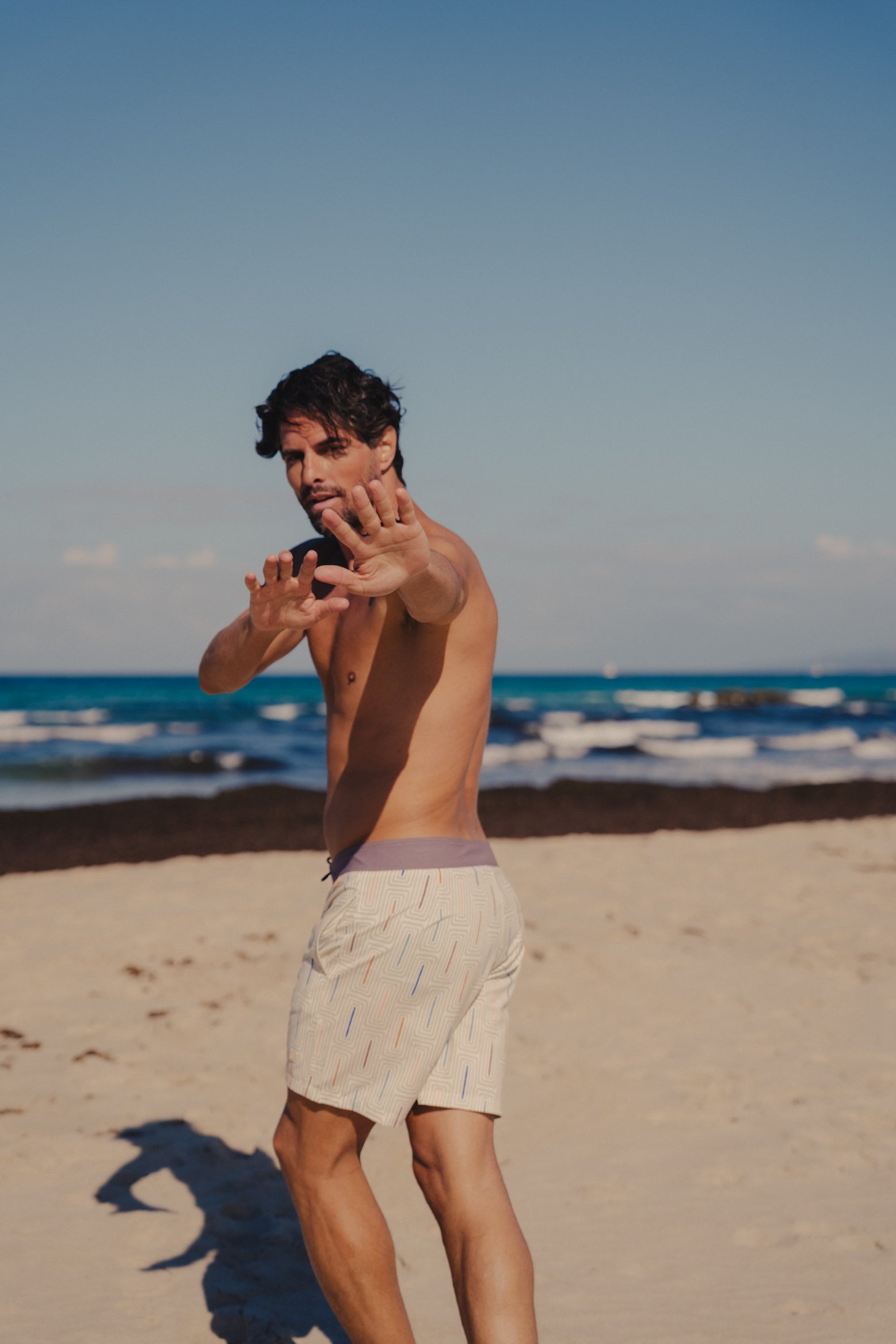 Bañador estampado surfero