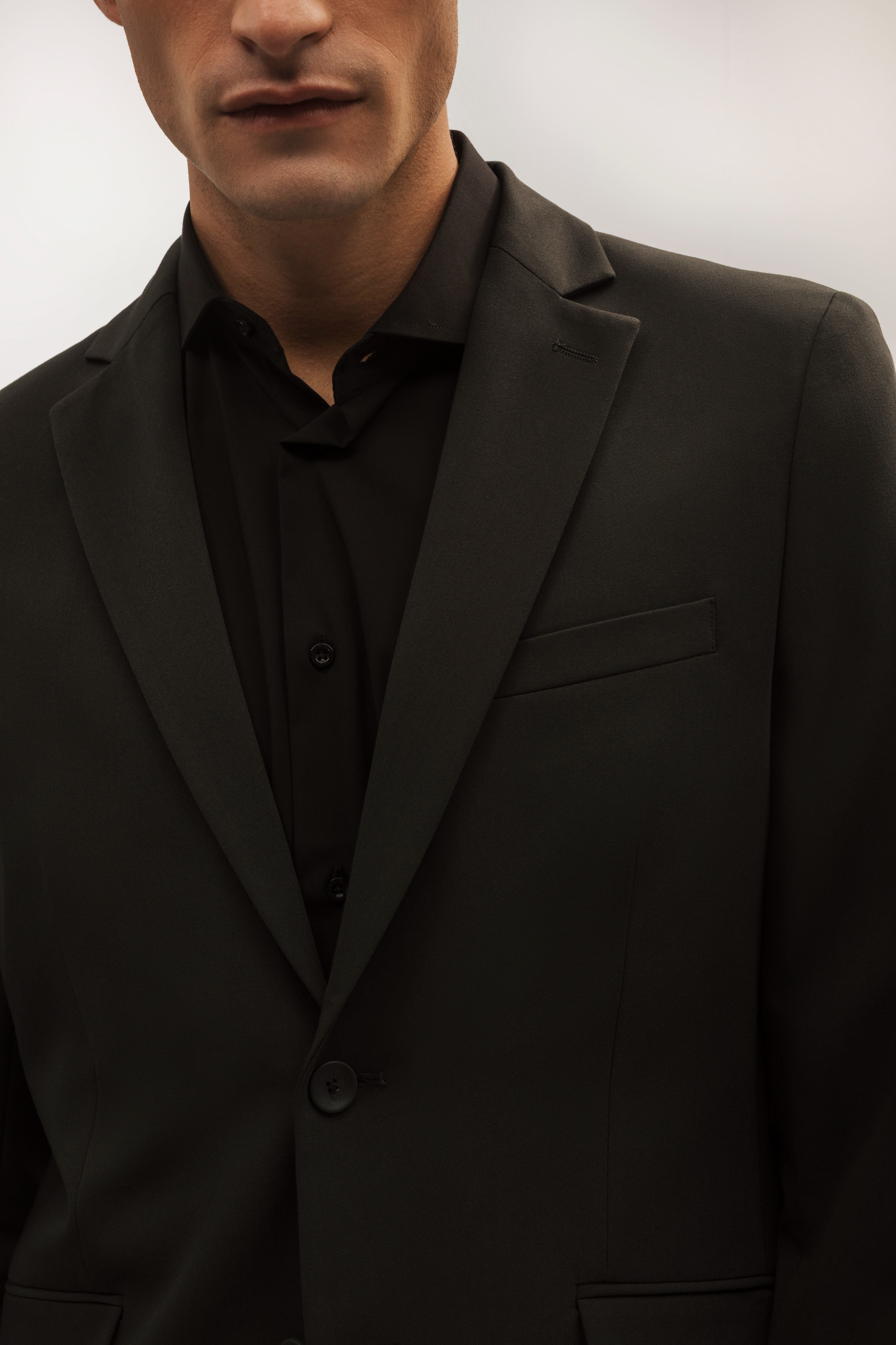Americana traje slim fit liso