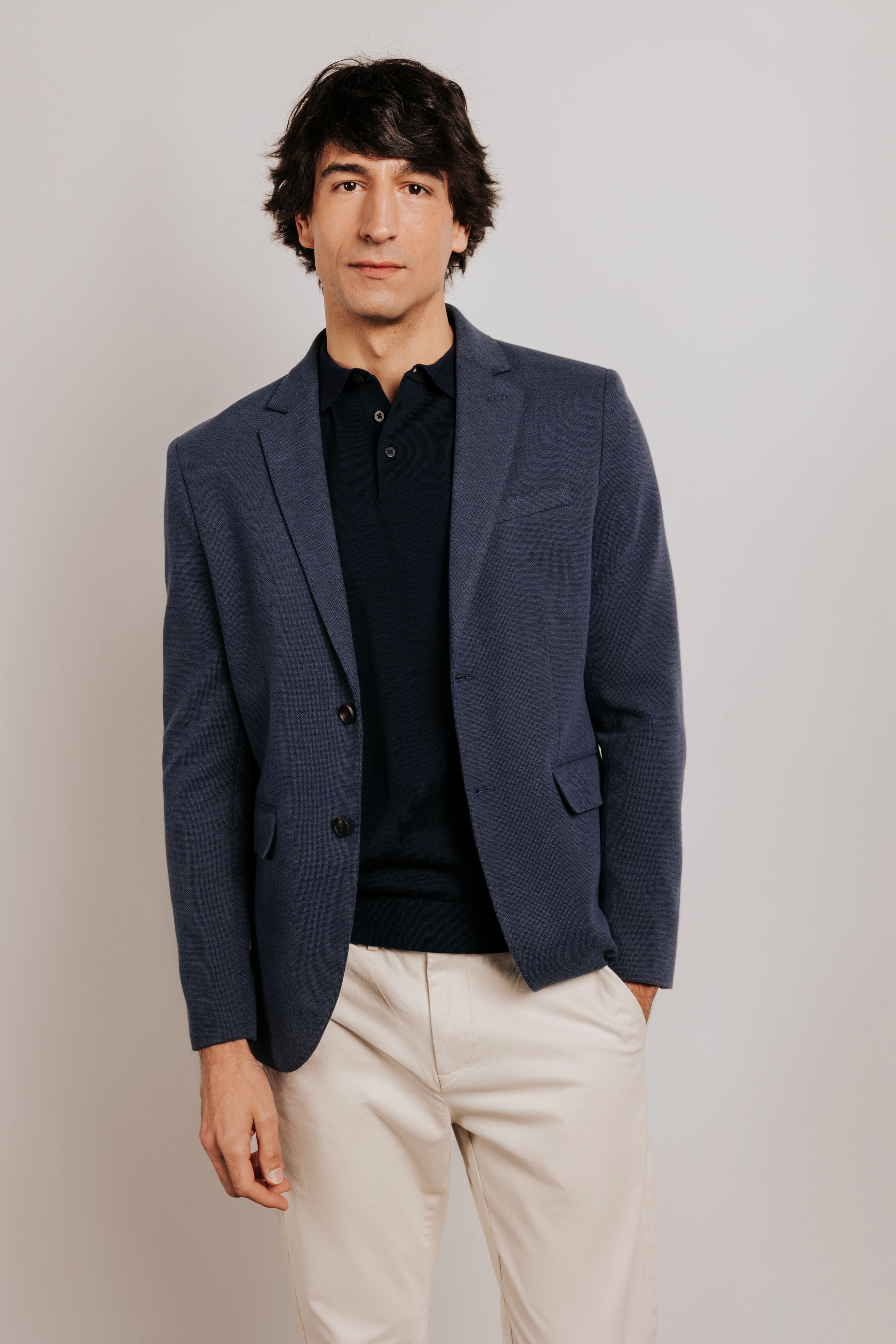 Knitted blazer