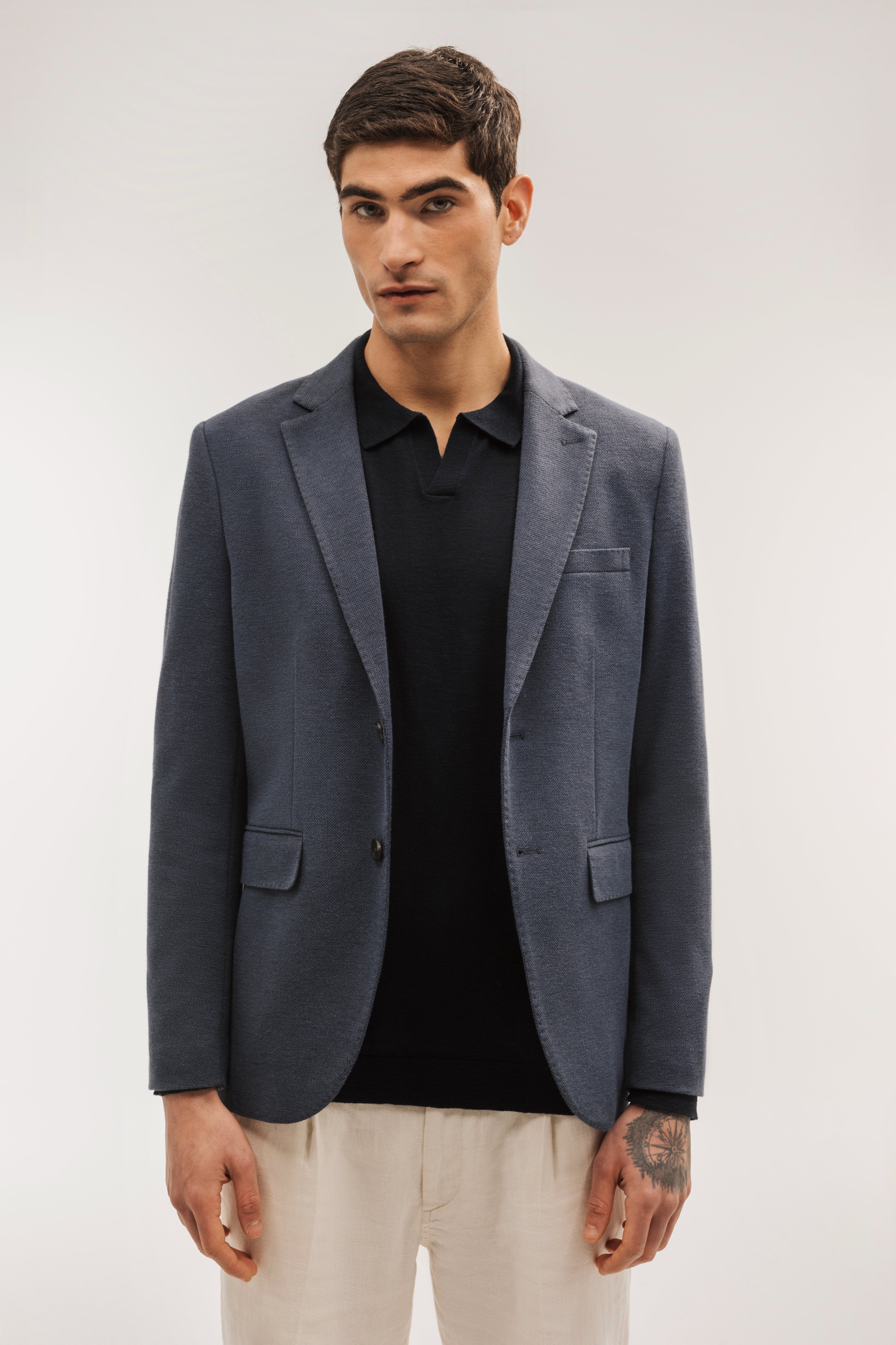 Knitted blazer
